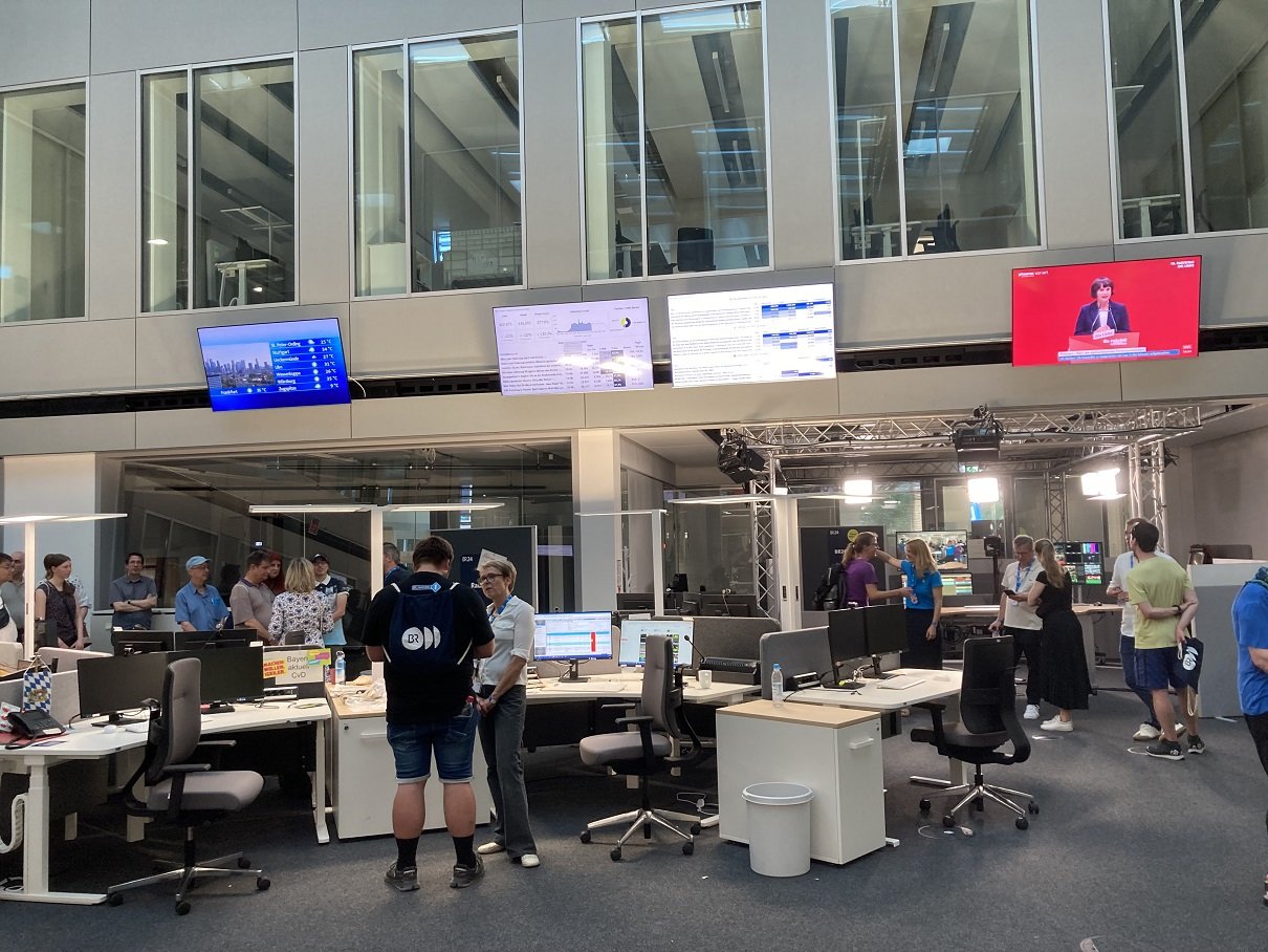 Differenziert wird beim BR im Newsroom dagegen in optisches Konsumieren „Viewing“ und „Listening“: Podcasts und Hörfunk.