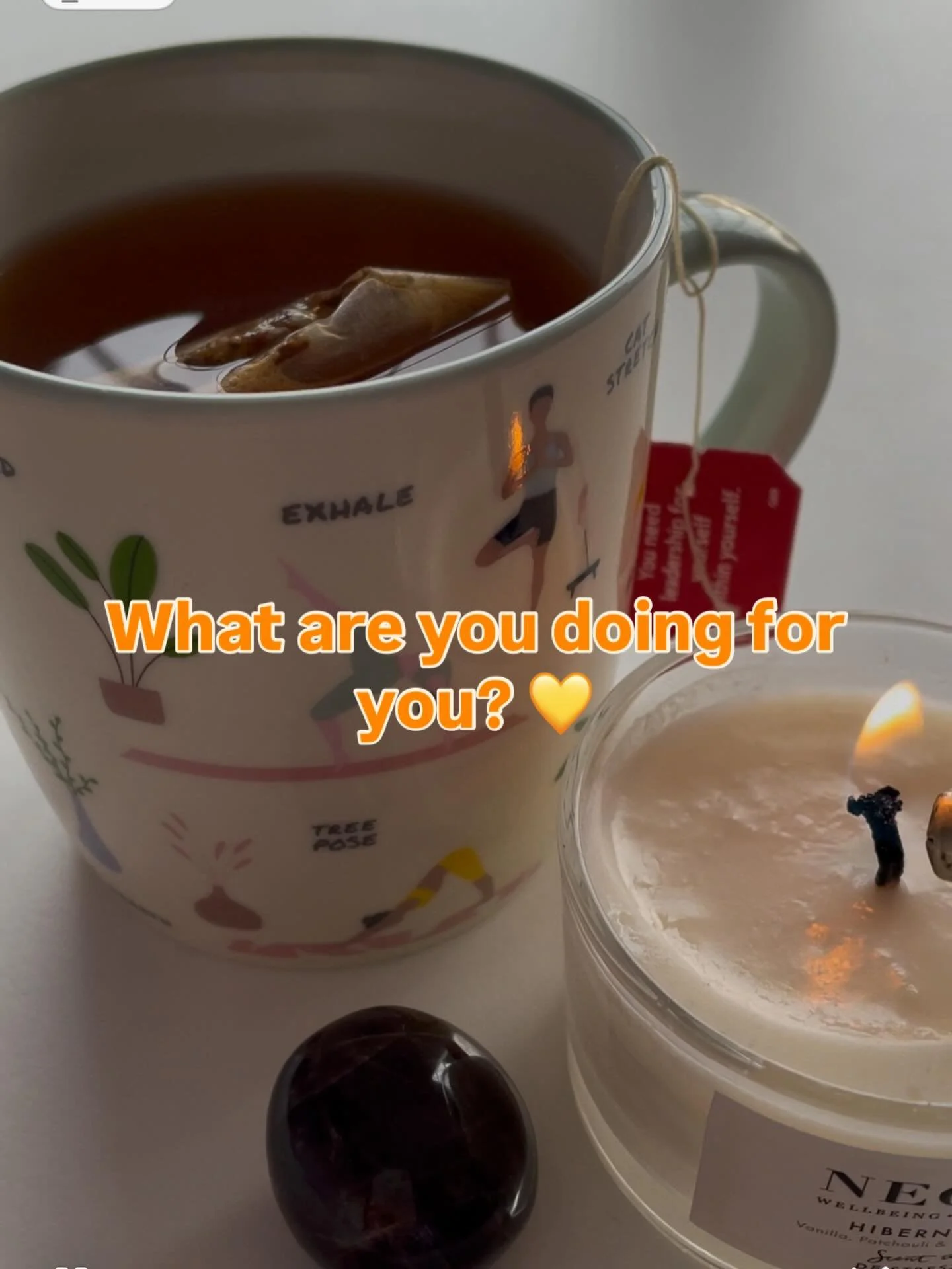 What do you have planned for the weekend?

Does it include something to prioritise your wellbeing?

If not, can you carve out some time to do something for yourself?

To prioritise you and to do something that supports  and nourishes your soul?

&zwn