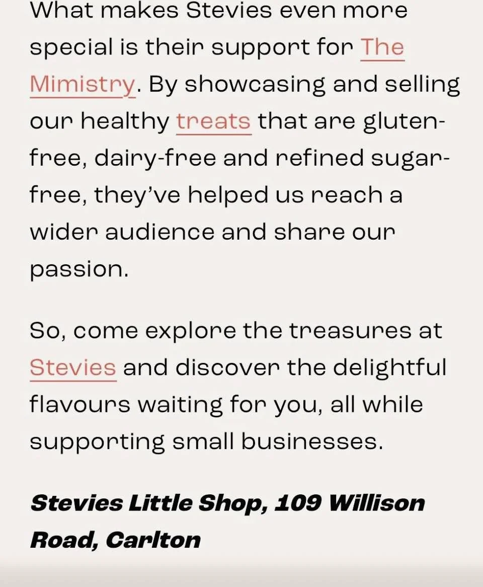 One our suppliers, Manuela wrote an article about our shop. Come in and try one of her delicious desserts today, we’re here 7 days a week, 6am-2pm. 
See you soon darling hearts. From Meg and the team.
#cornerstore #cornerstores #dessertslover