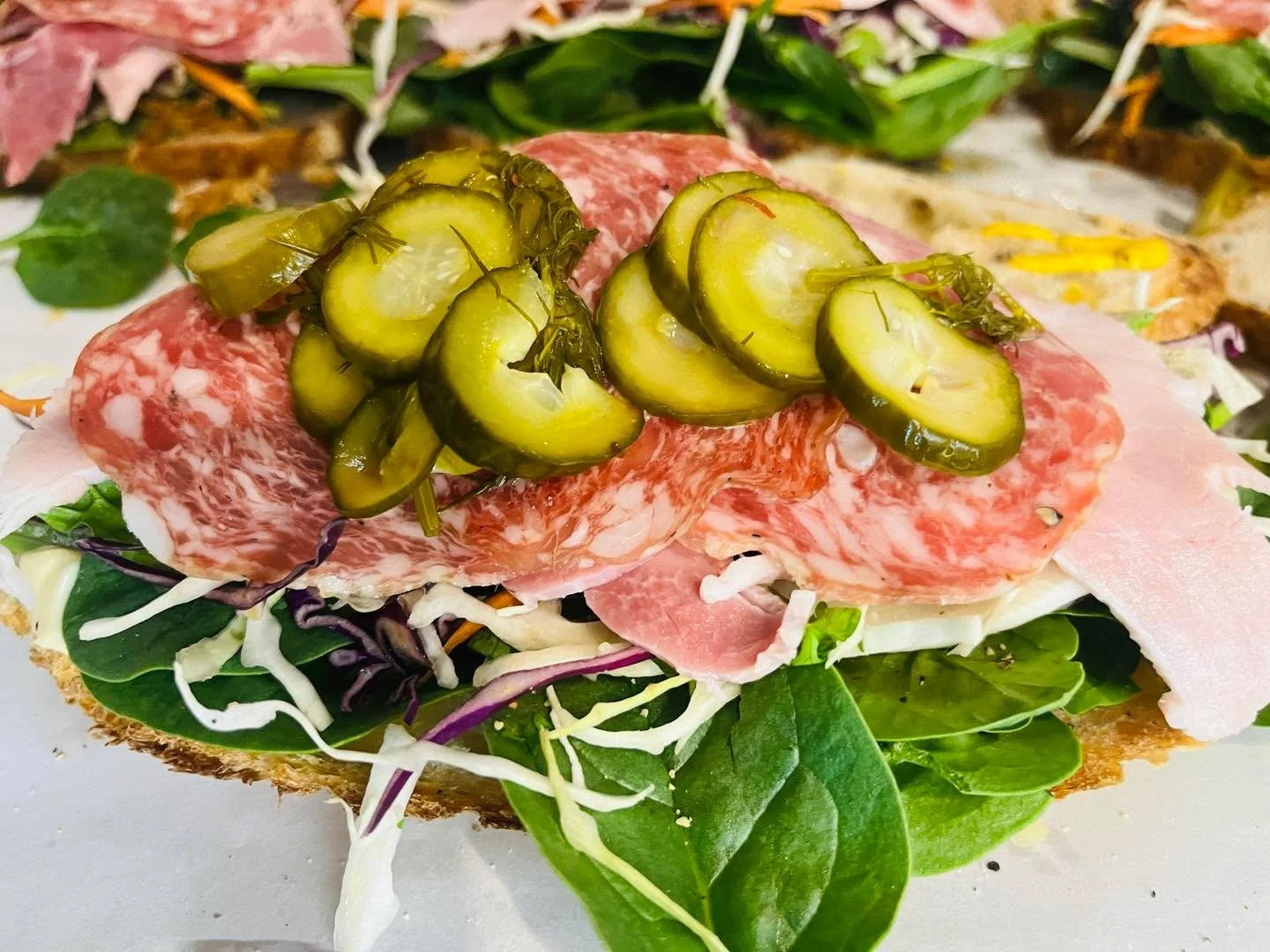 People always ask if we make everything here?!

YES we do and it&rsquo;s forever changing with more than 60 options of salad, lunch suggestions, dinner options pastries lunch and dinner 
Come in and check it out bring some family and friends and we&r