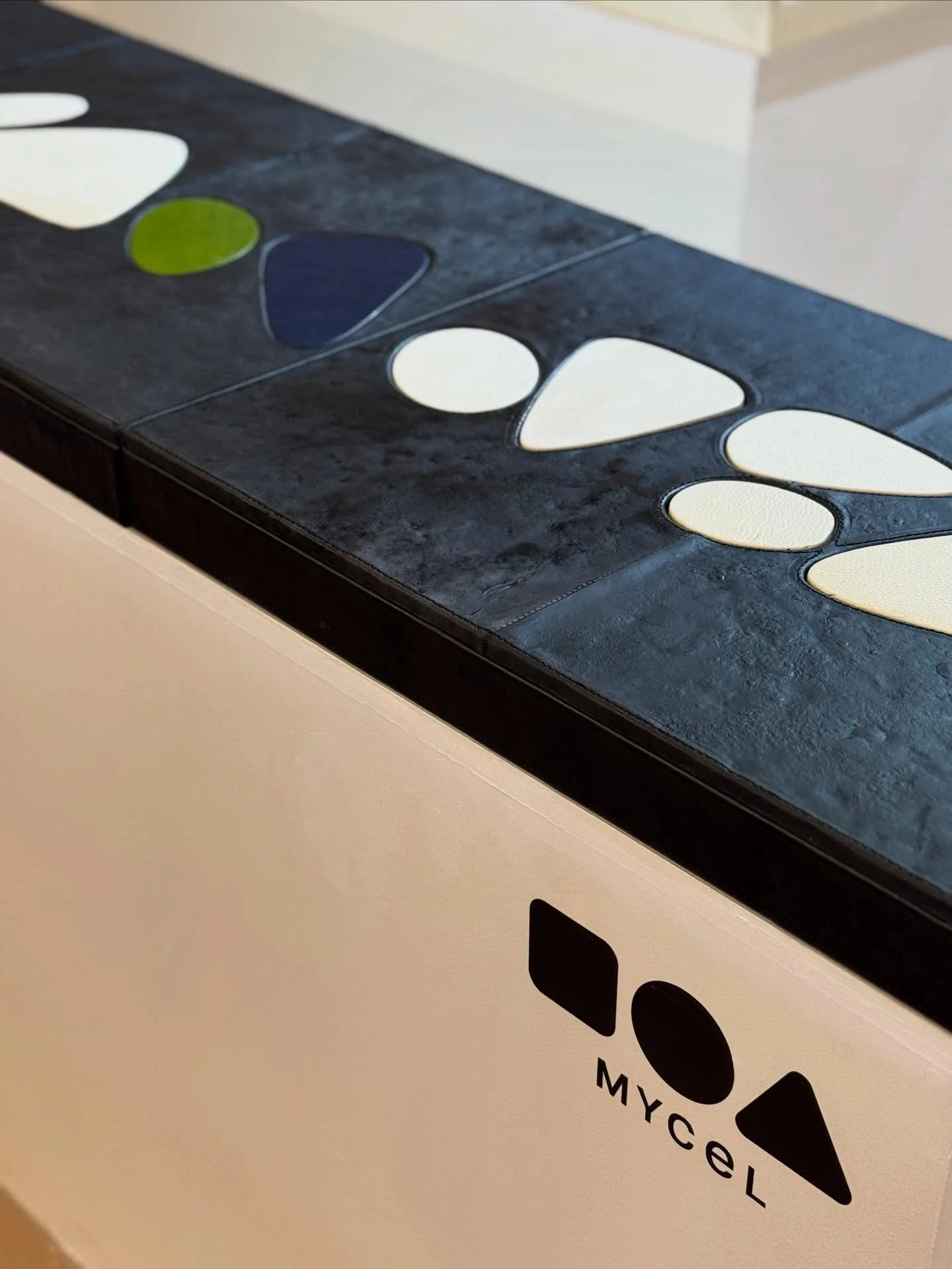 Our CMF collaboration with sustainable mycelium, leather alternative, from @designmumbai_ Mycel 

#cmf #chrislefteridesign #sustainability #sustainablematerials #mycelium #mycelinc