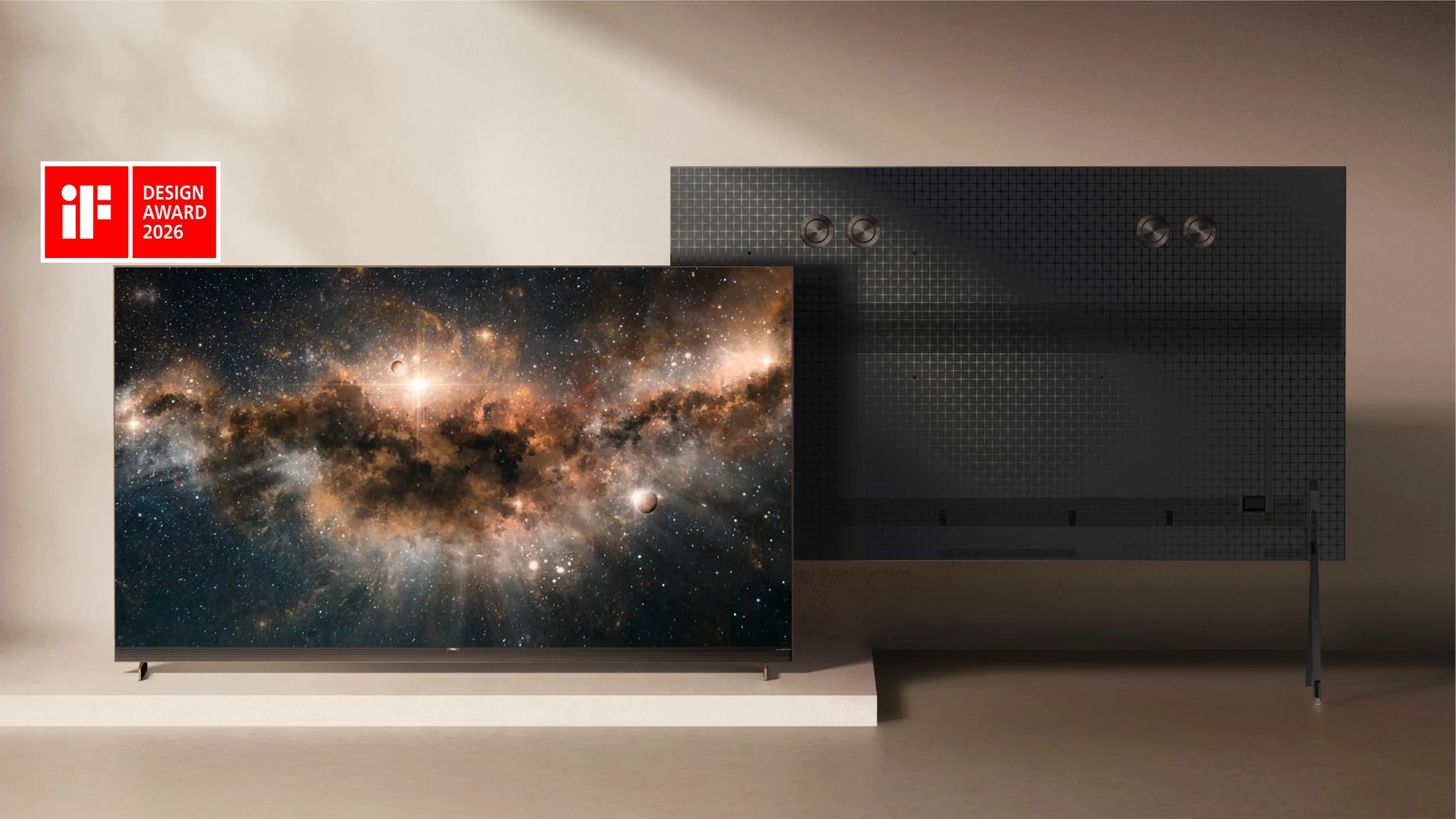 brown anodised tv frame 