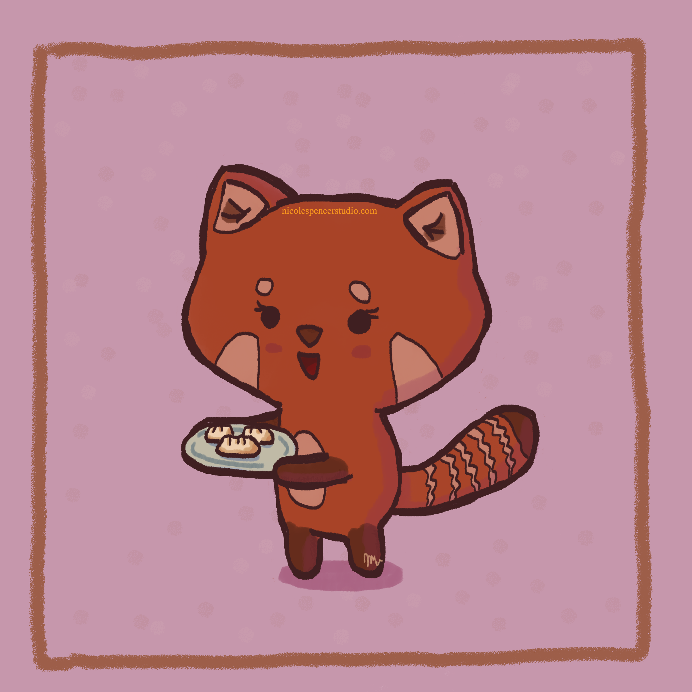 Portfolio Edits_Red Panda Holding A Plate of Dumplings.png