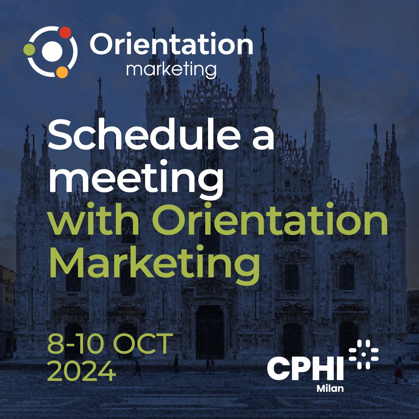 Meet the Orientation Marketing team this week at CPHI Milan!

Schedule a meeting in our bio🍷

@cphievents