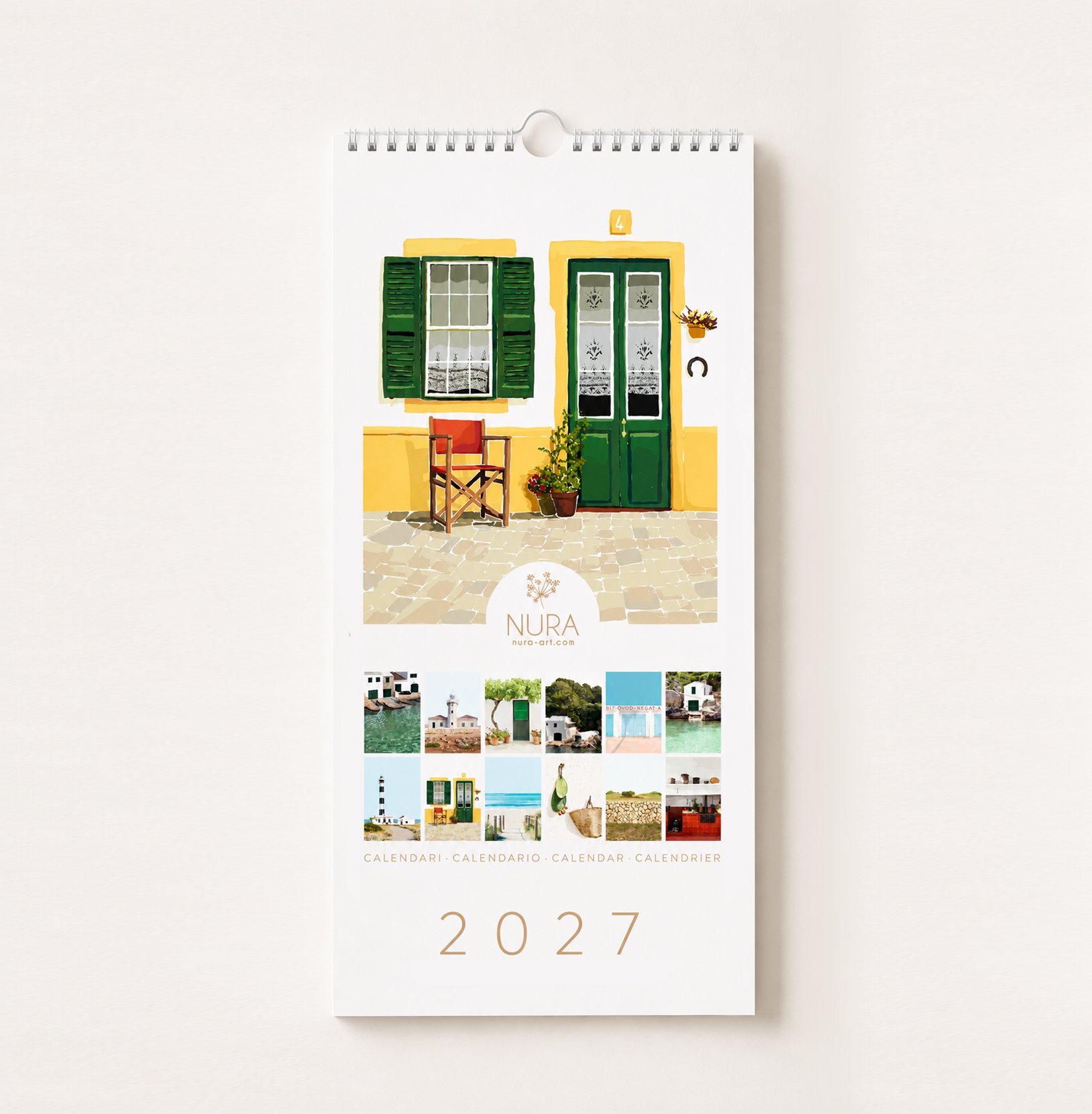 Calendario de Pared 2027 -Menorca