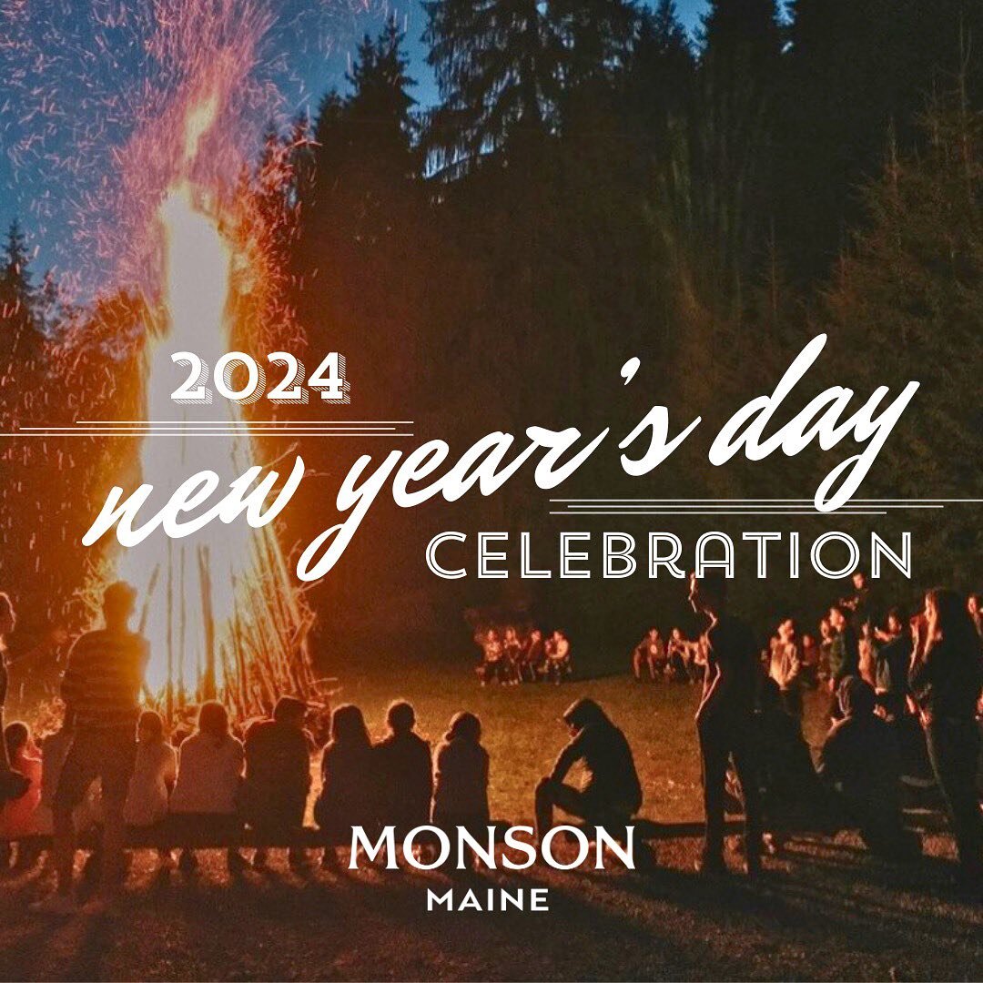 Celebrate the New Year with Community!
Starts at 4pm at the Gym &amp; Ball field
🥙 Buffet dinner from local restaurants by donation
🎟️ 50/50 Raffle &amp; Door Prizes
🔥 Christmas Tree Bon Fire
🎶 Monson Jammers