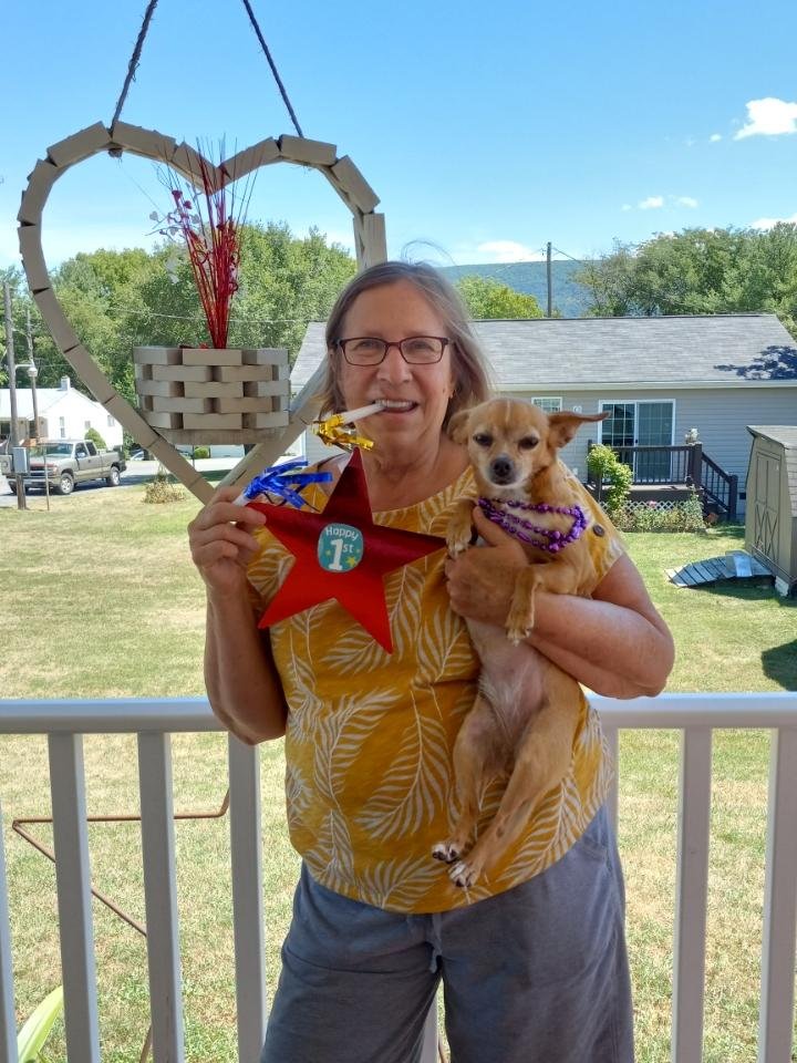 Tootie and her mom, so very happy together!