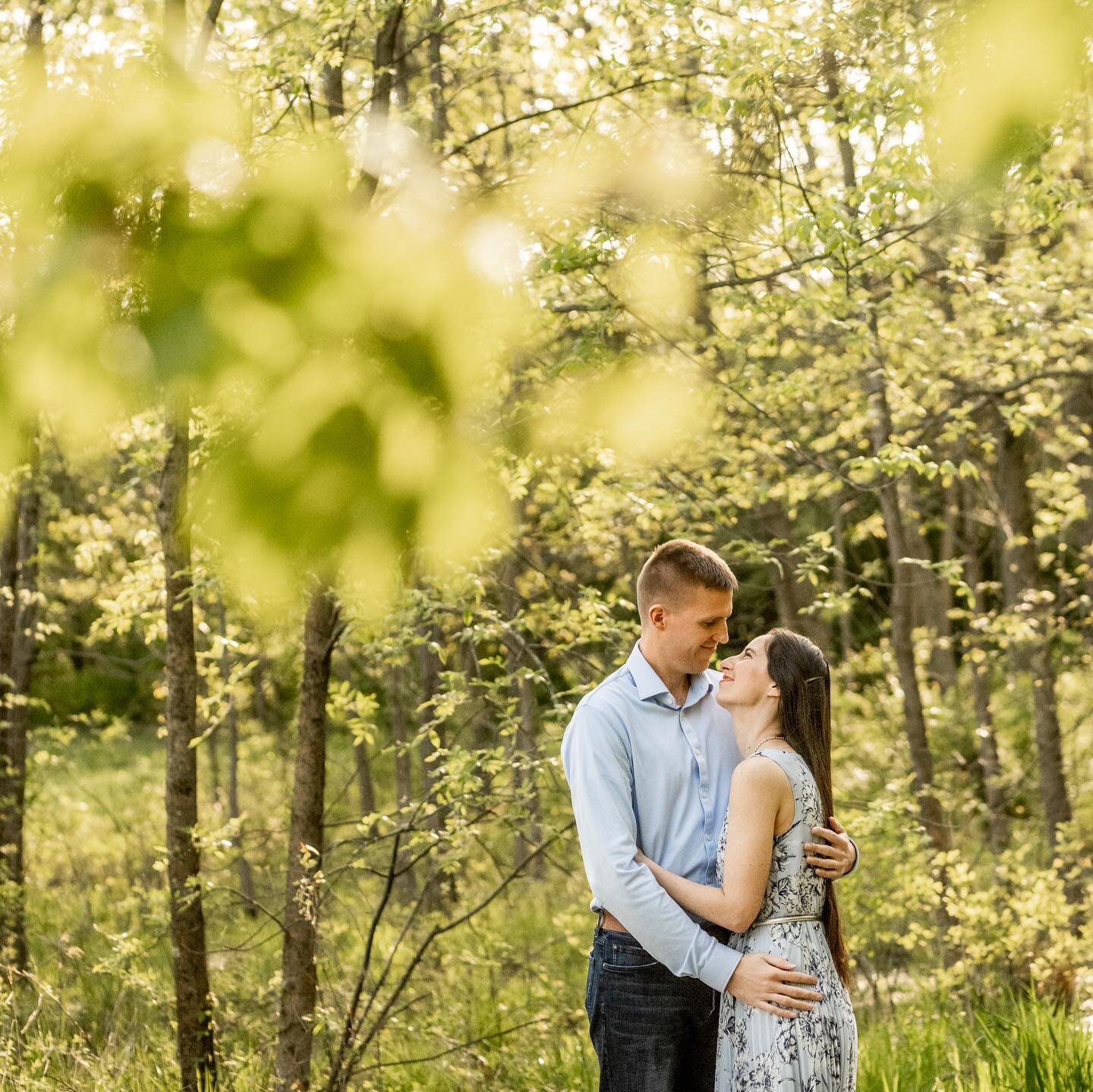 These two were amazing to photograph and so comfortable and relaxed with each other. We can not wait for their big wedding day in just a few short weeks. Nothing makes summer more official then June weddings! 🌿✨