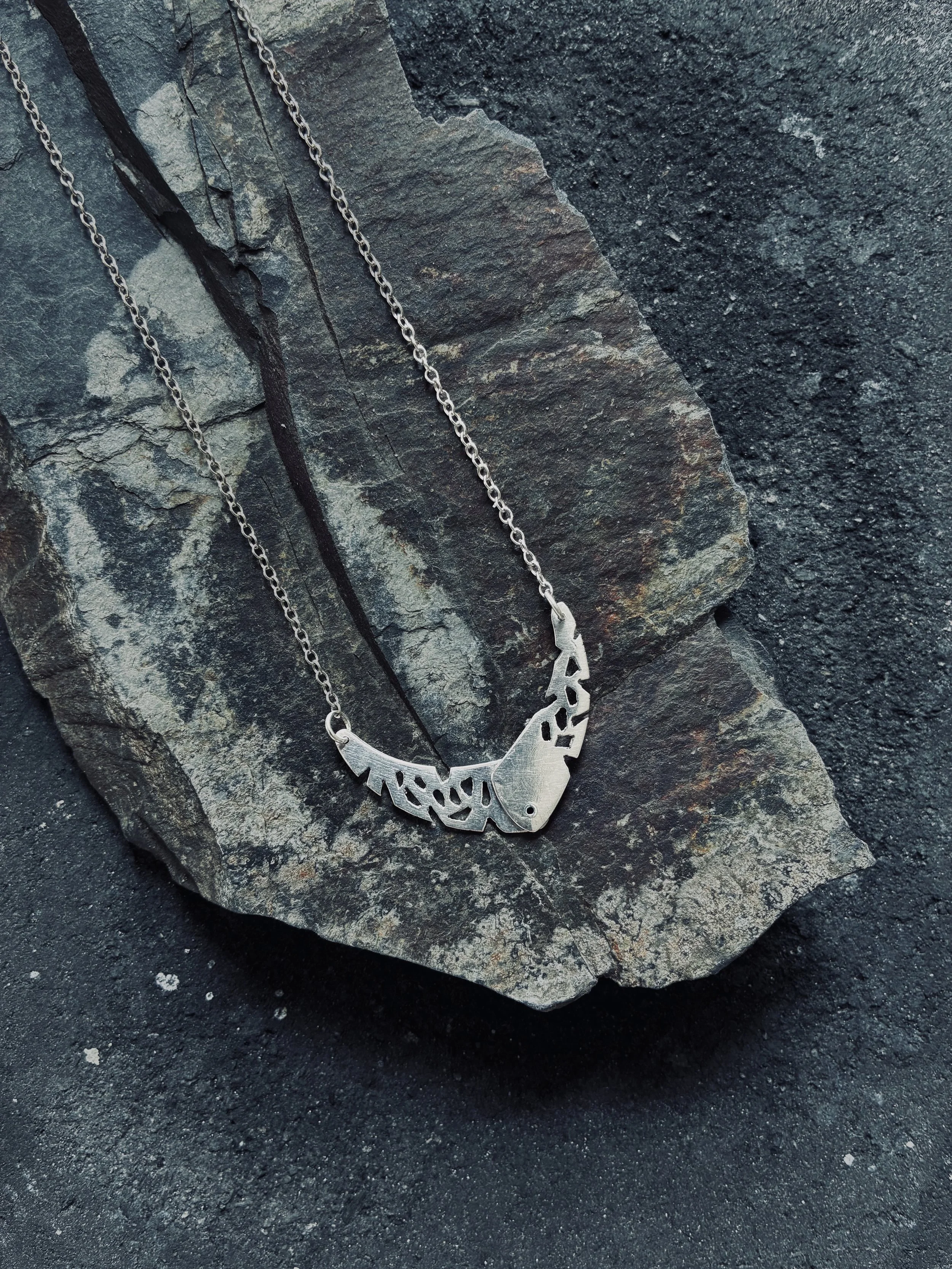 Silver rivet necklace 3 Lindsay McDonagh.jpeg