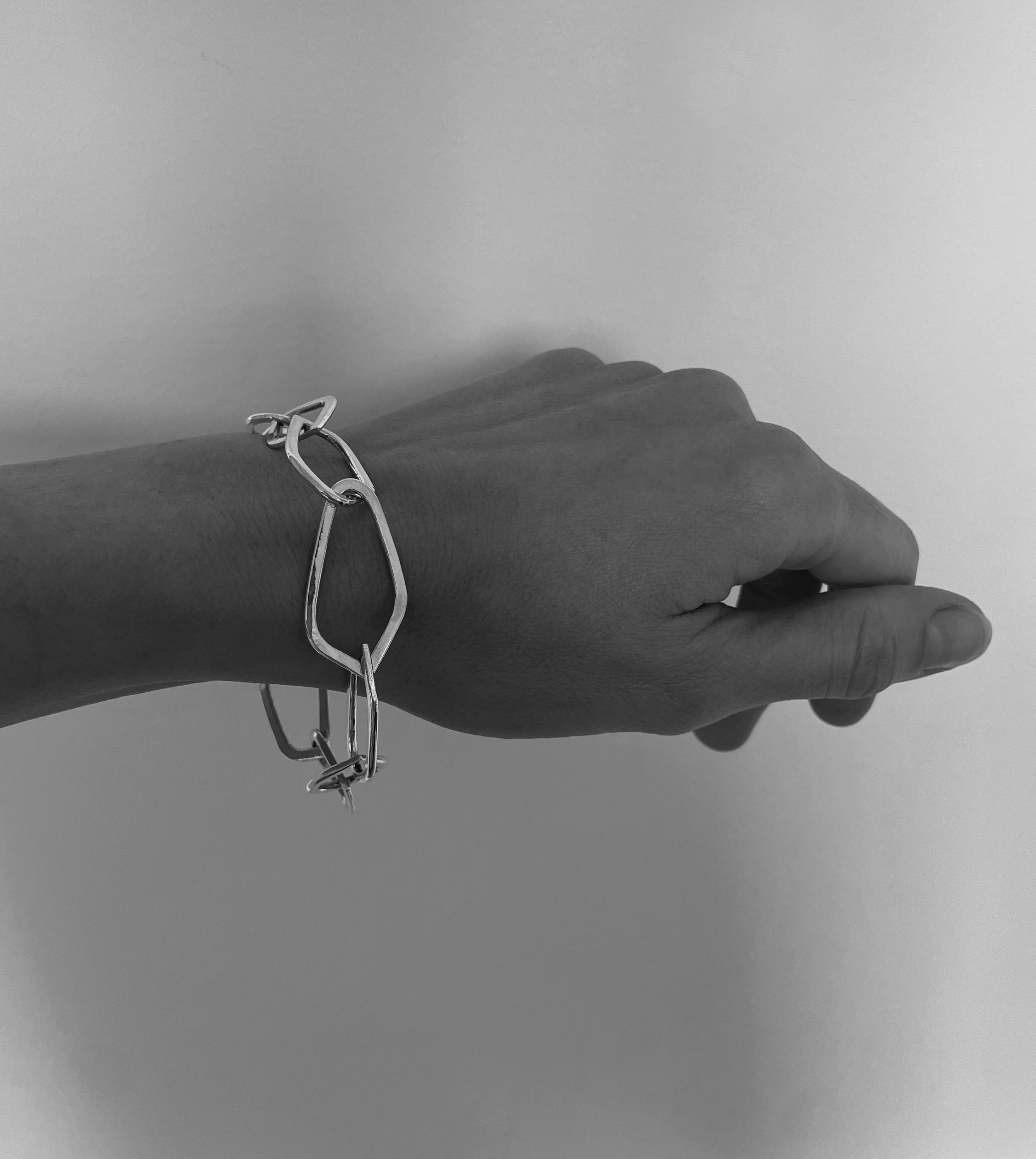 Chunky silver bracelet worn Lindsay McDonagh.jpg