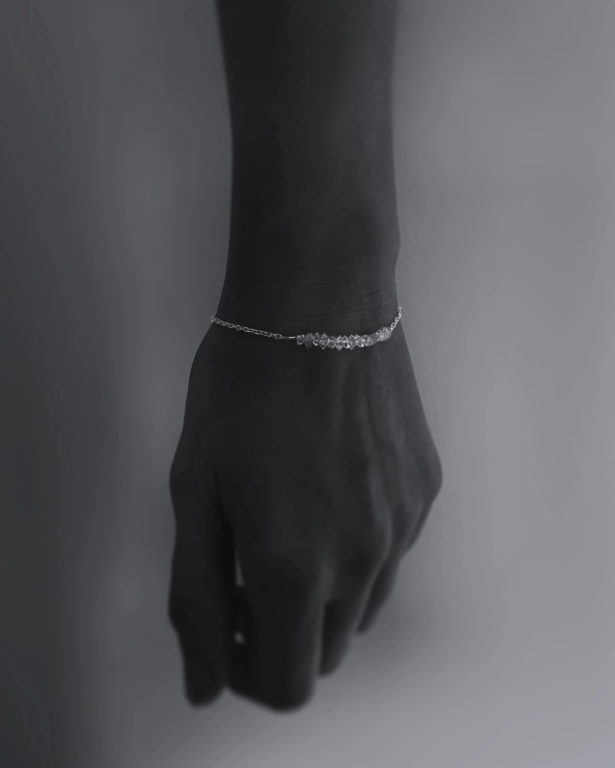 Herkimer diamond bracelet (1) worn Lindsay McDonagh.jpg