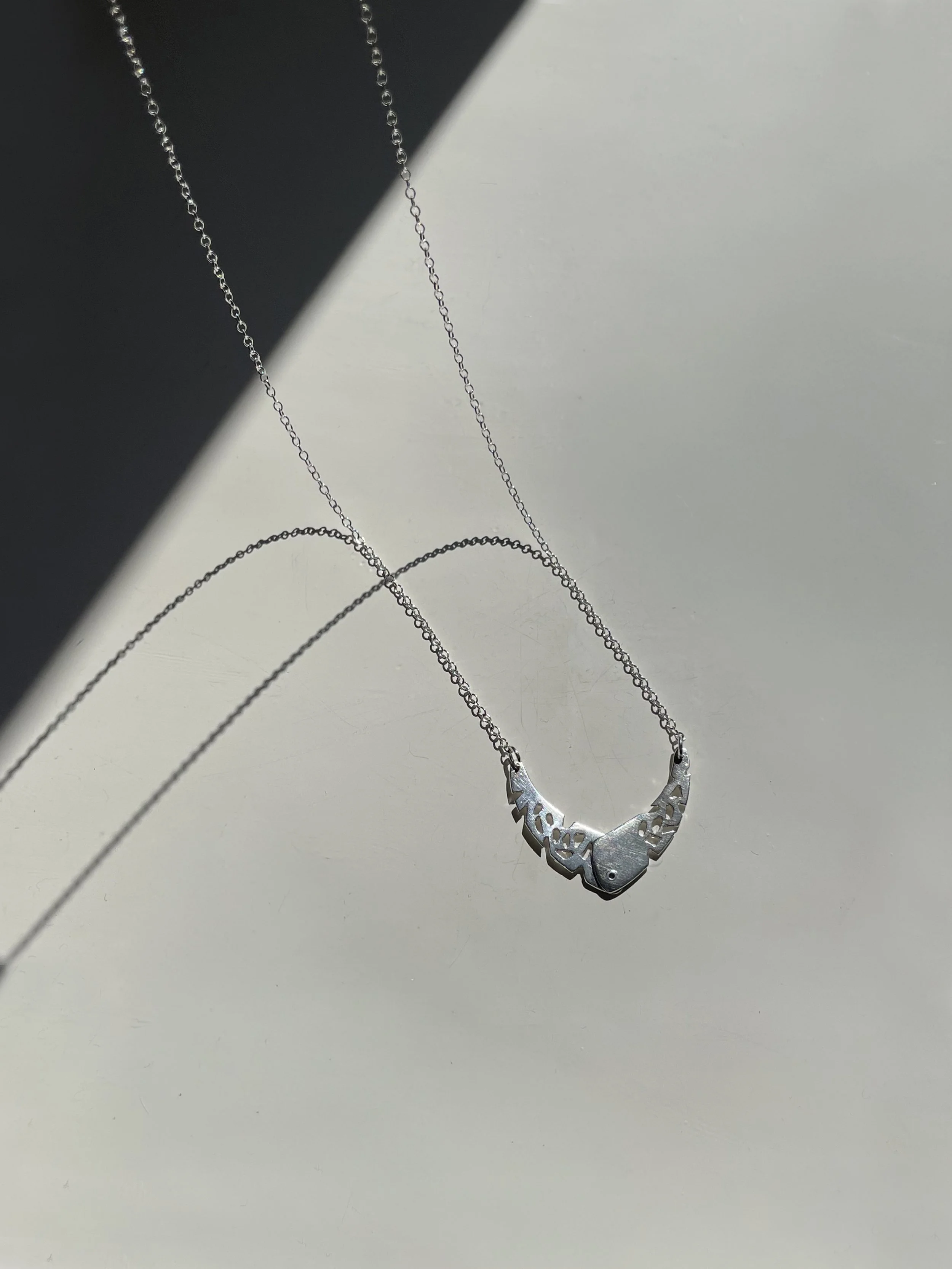 Silver riveted necklace 2 Lindsay McDonagh.jpg
