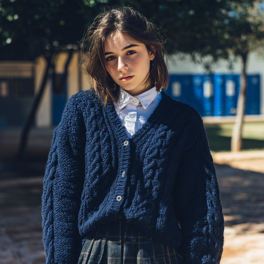 The Cropped Cable Knit Cardigan.png