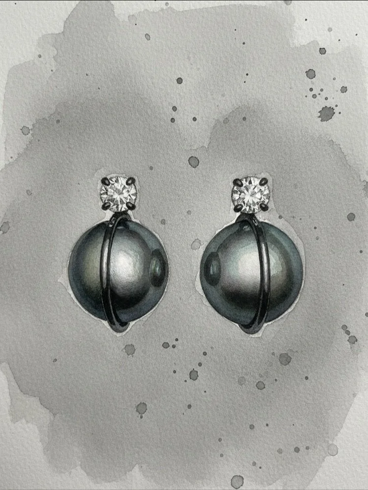 Un Contrasto Lunare 🌓 
Un progetto nuovo, una nuova reinterpretazione degli orecchini &laquo;&nbsp;filoperla&nbsp;&raquo; con colori e sensazioni inedite. Questi orecchini, interamente creati a mano, sono una vera e propria poesia dove luce e ombra 