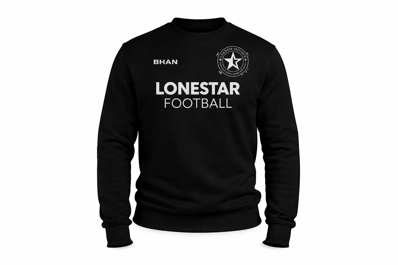Lonestar Institute football crewneck sweatshirt.png