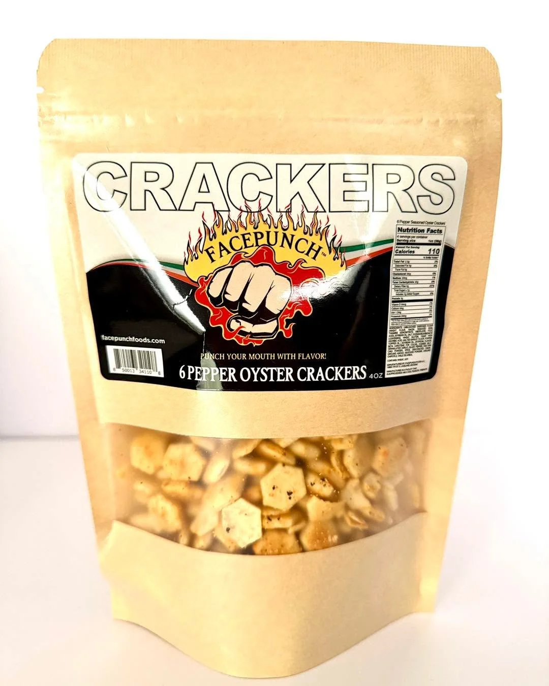 $5.00!!!!

Spicy pretzel balls and oyster crackers on sale now online at facepunchfoods.com

The oyster crackers so good in soups and stews and crumble on hot dishes too! 
Or casseroles😆😎🌶️