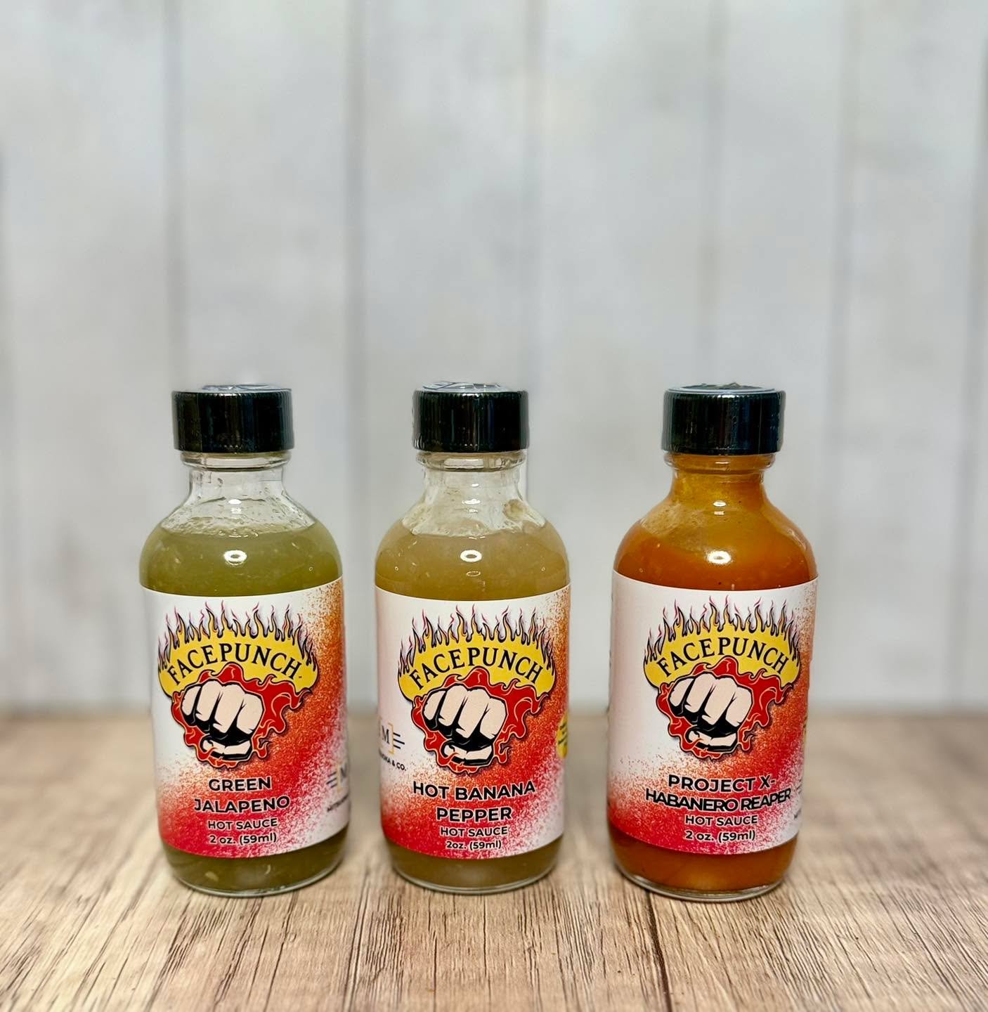 Big Flavor. Tiny Bottles. BIG Opportunities. 👊🔥

These little Facepunch minis may be small&hellip; but they pack a serious punch.

Perfect for:
🌶 Wedding favors
🌶 Party favors
🌶 Corporate gifts
🌶 Trade show giveaways
🌶 Restaurant table samples
