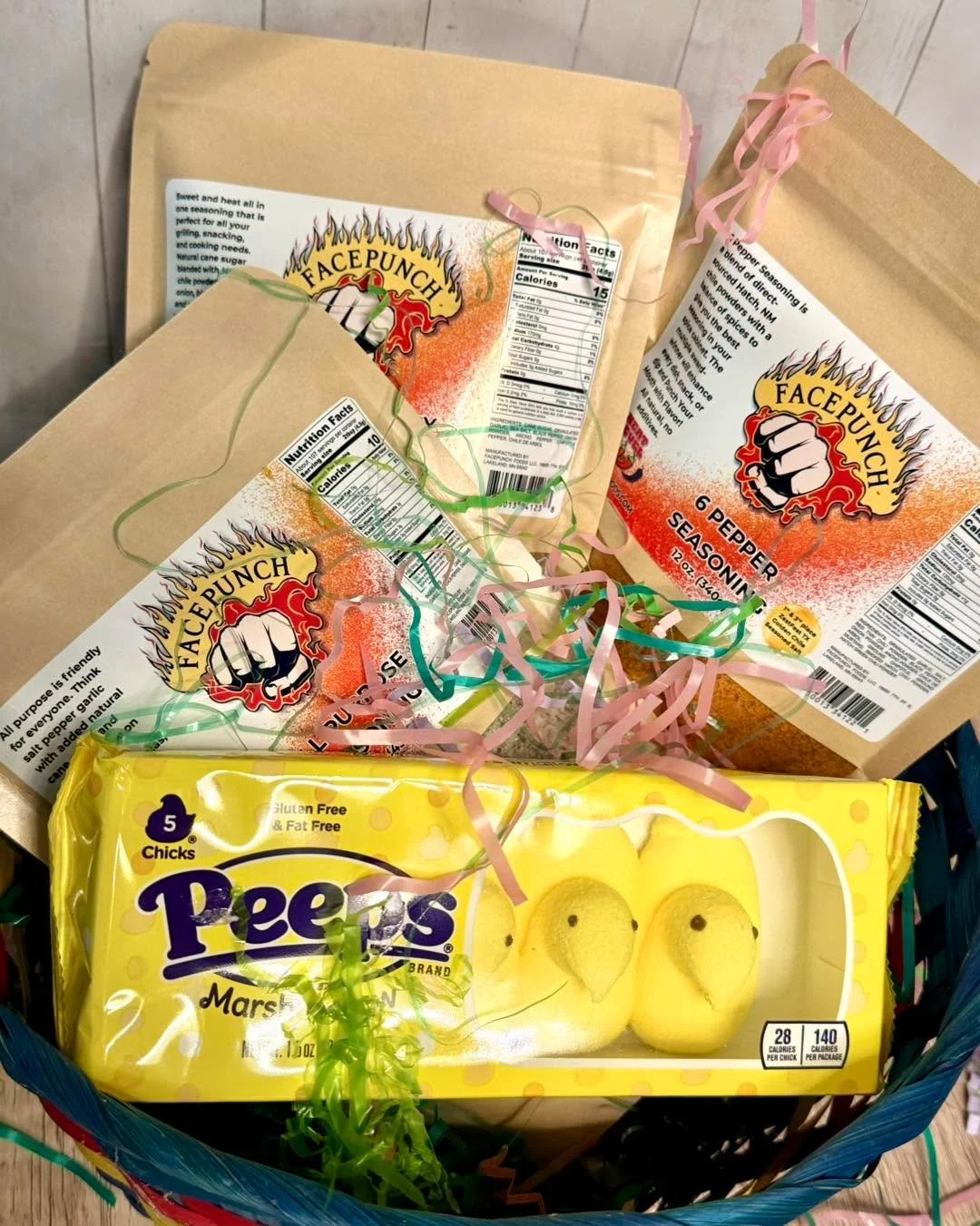 🐣🔥 FACEPUNCH EASTER BASKETS JUST HIT DIFFERENT 🔥🐣

The Easter Bunny called&hellip; said your baskets were looking a little too sweet 😏
Time to face punch that candy lineup with some REAL flavor.

Because let&rsquo;s be honest&mdash;
Those 🐥 Pee