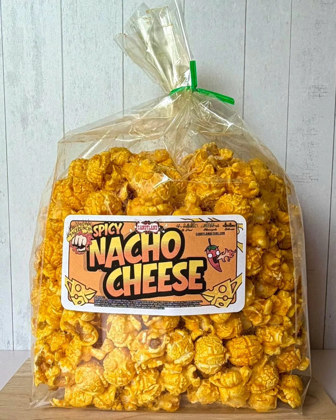 Introducing the latest collaboration with candyland1932 candylandstillwater !

Spicy Nacho Cheese Popcorn 🌶️🌶️🚨🚨🍿🍿

6 Pepper Seasoning added to the cheese sauce coats all over this delicious, buttery popcorn. 

Find it at all Candyland location