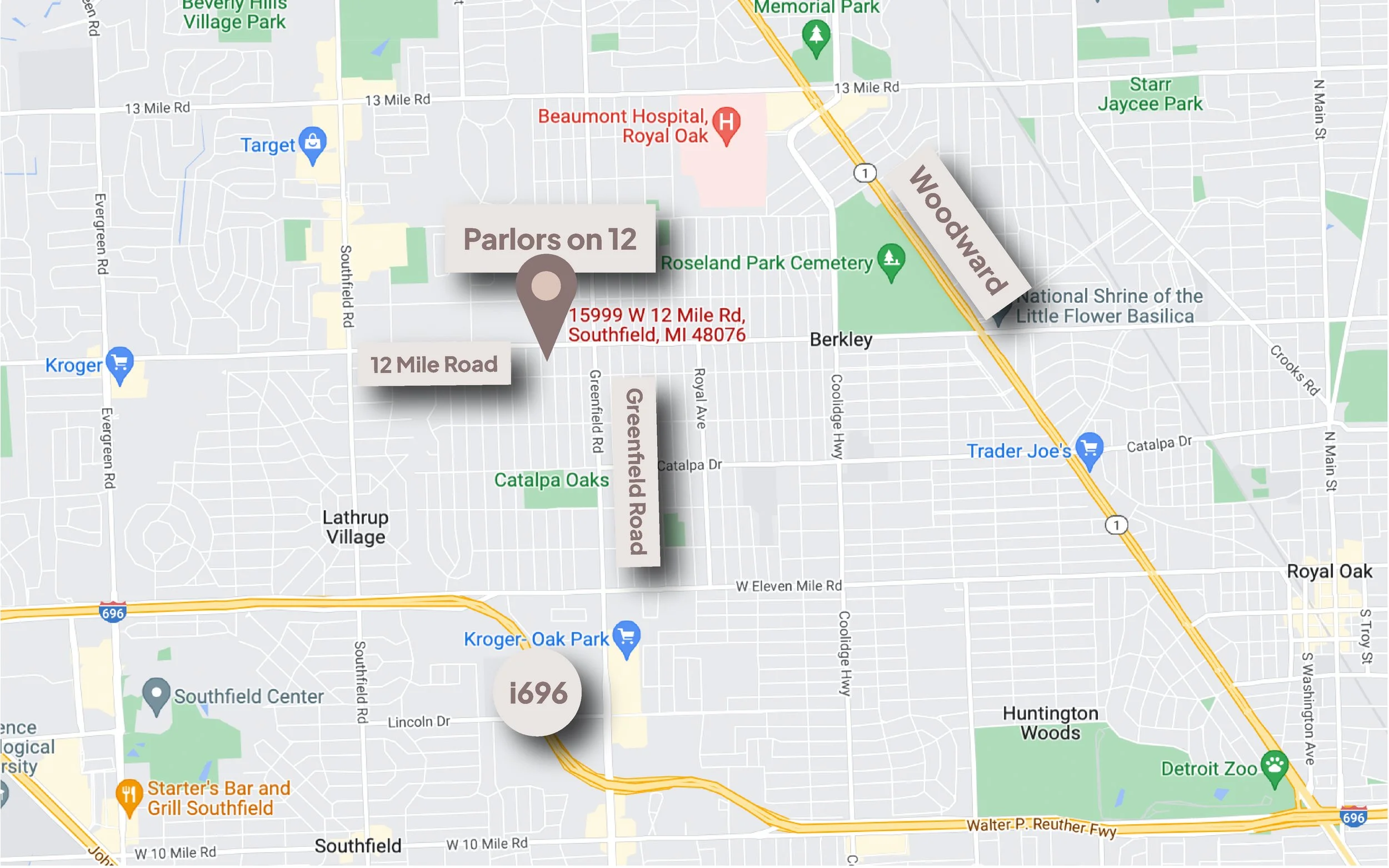 Parlor Map Parlors on 12 - Salon & Personal Services