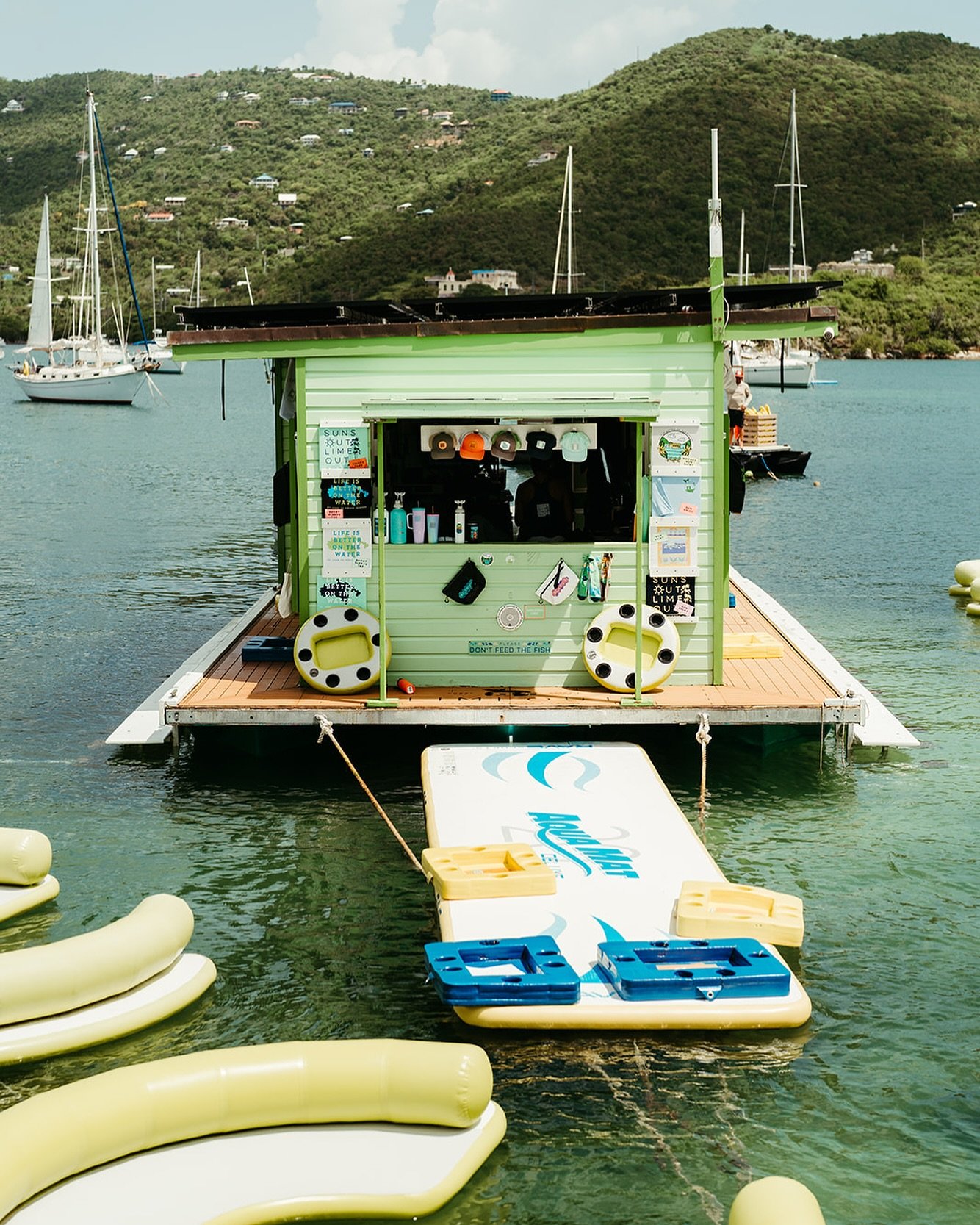 It&rsquo;s days like today we are happy we run on solar- ready for the weekend! ∕∕∕ OPEN Sunday - Friday &bull; 11:00am - 5:00pm [closed Saturday] 📸: @sarahbswan 
.
. 
. 
#LimeOut #LimeOutVi #CocktailsAndTacos #CoralBay #StJohn #USVirginIslands #USV