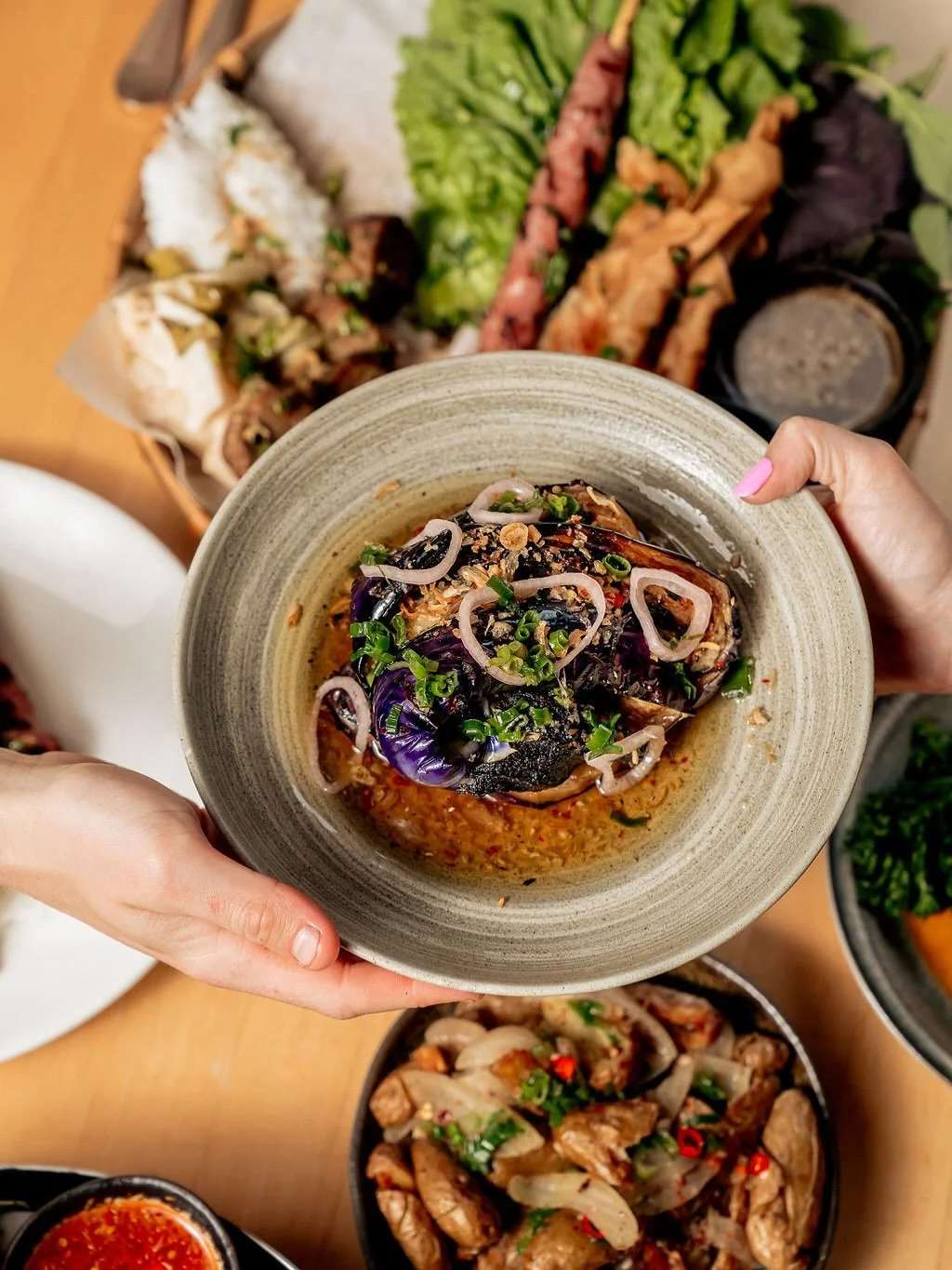 Grilled eggplant.  Proof that simple ingredients hit hardest. A staple on our menu since day one! #bestof #chicago #foodlover #musthave