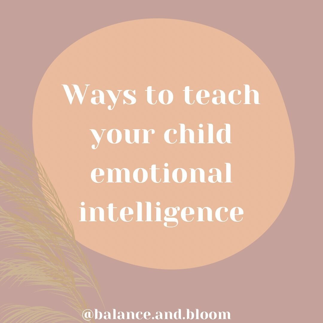 Want to help your child foster emotional intelligence? Well sis, it begins with you. 

Here are five ways to help your child (and yourself) grow emotional intelligence. 

✨Self awareness

✨Self regulation

✨Empathy

✨Self motivation

✨Social Skills

