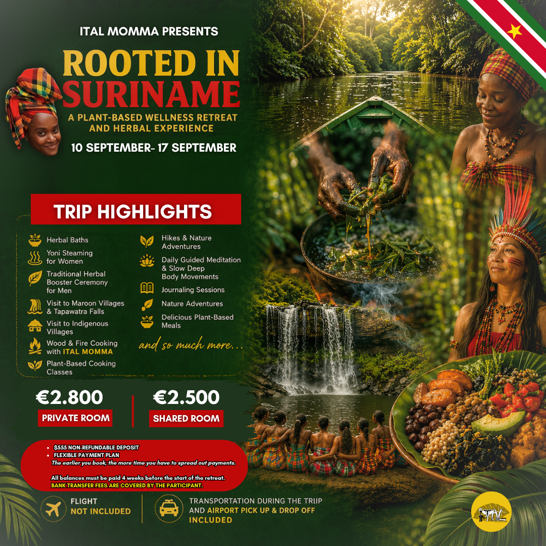 FULL PAYMENT- ROOTED IN SURINAME 2026 (Private room)