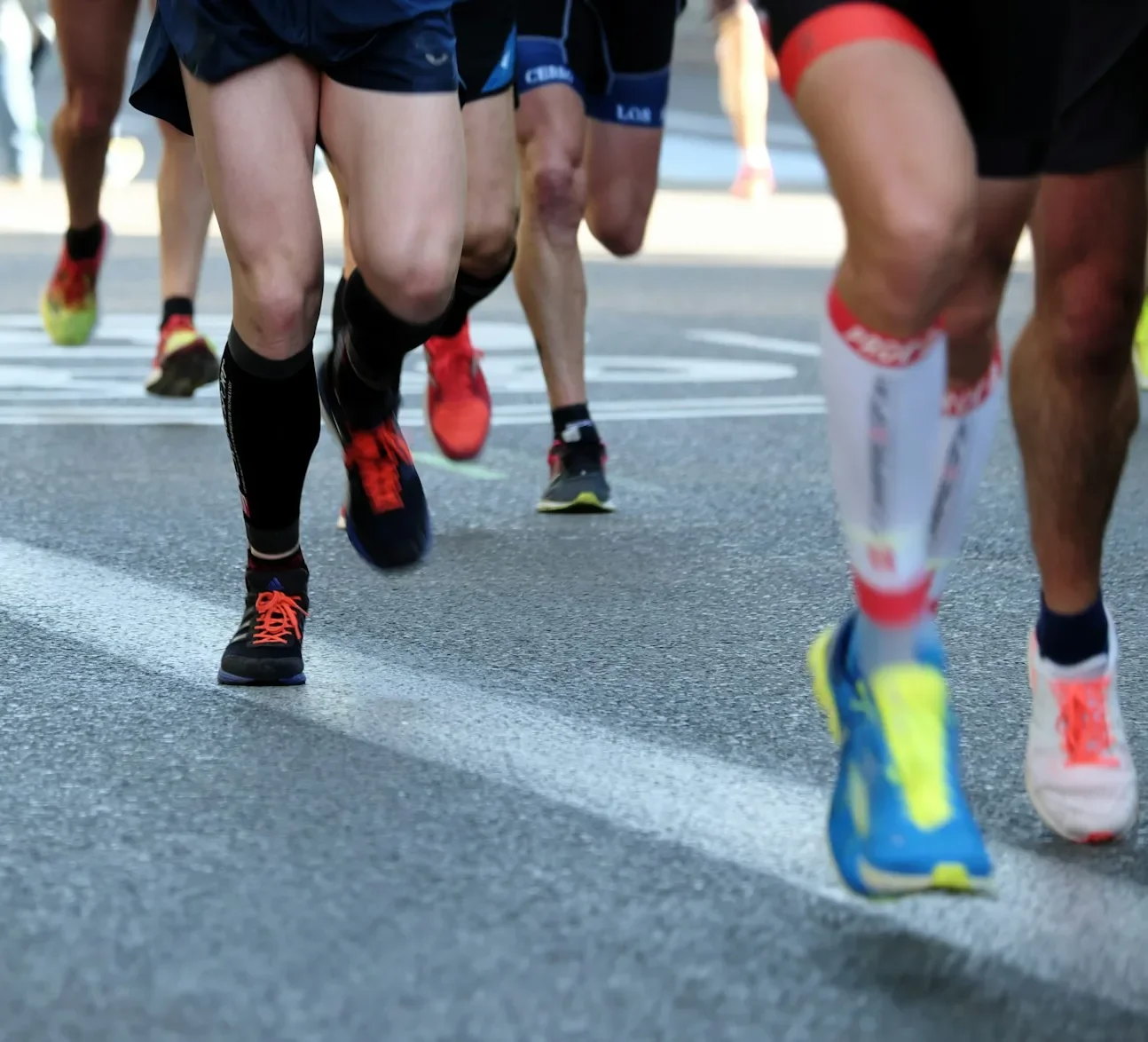 Läufer beim Marathon