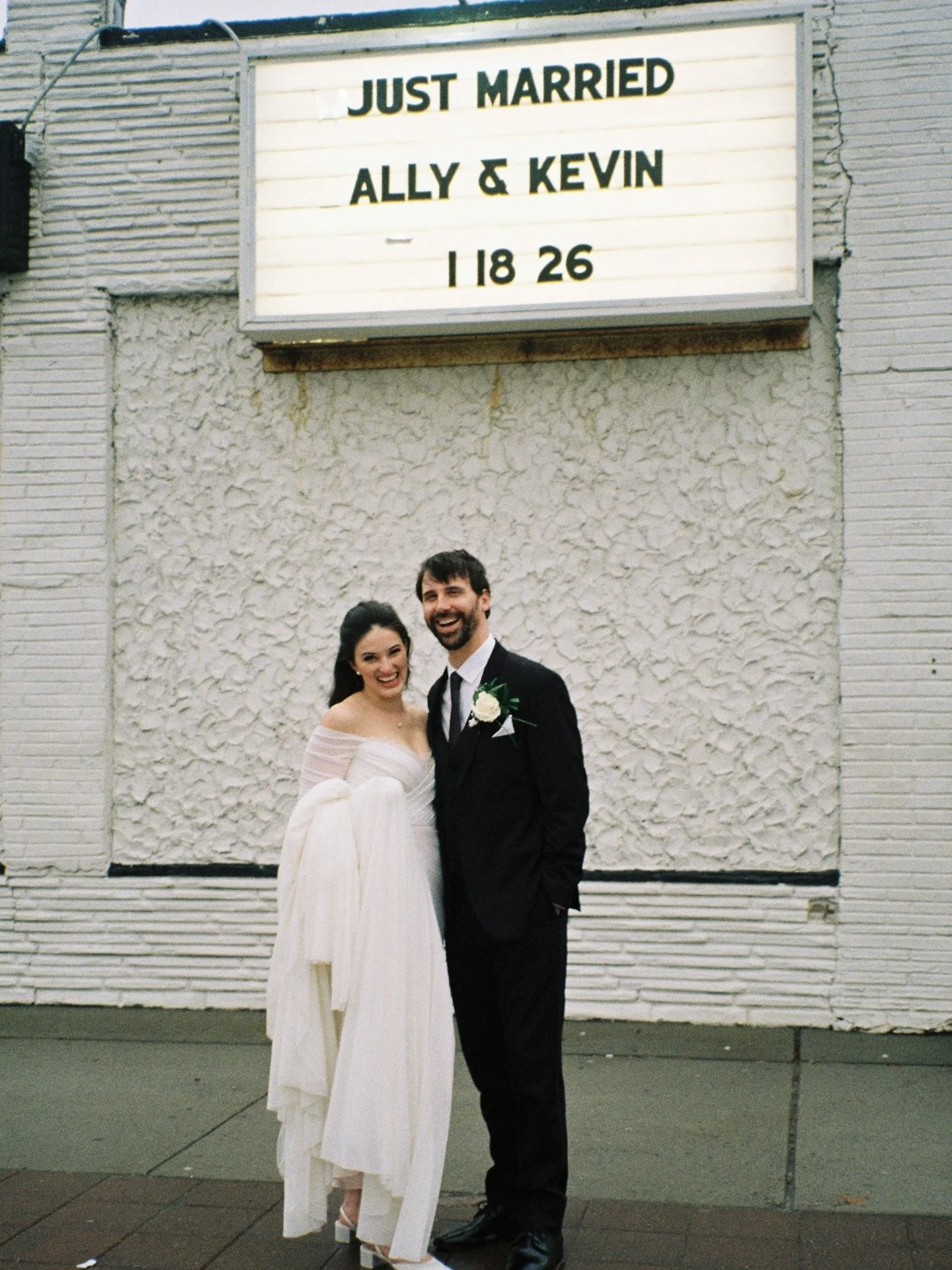 It&rsquo;s about the marriage, not the wedding.. but the wedding was pretty darn special, thanks to our people. 

I feel like the luckiest gal in the world to love and be loved by you for all of our days @thekevinbear

🎞️ our day on film thanks to t