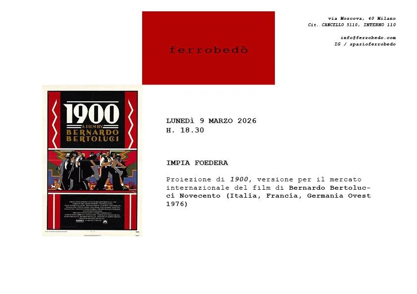 IMPIA FOEDERA Proiezione del film 1900 di Bernardo Bertolucci