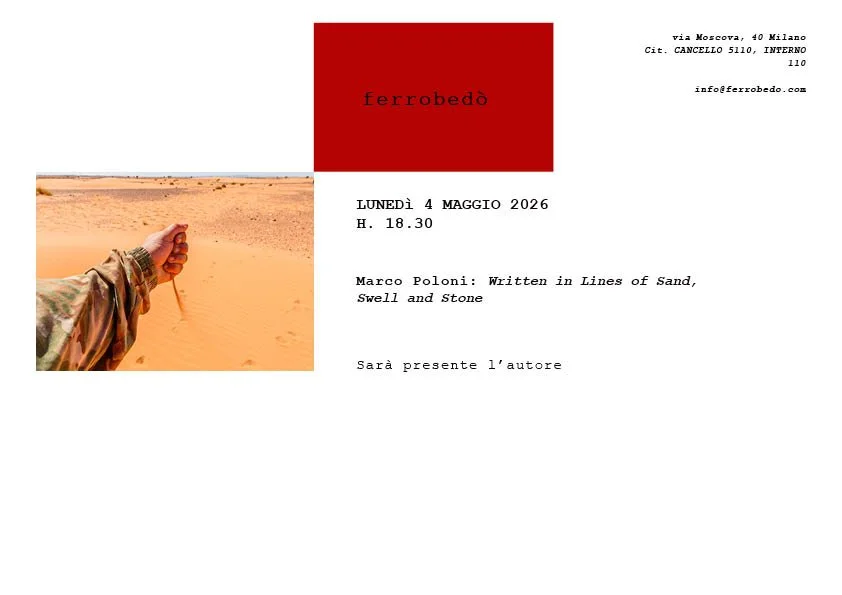 Marco Poloni: Written in Lines of Sand, Swell and Stone