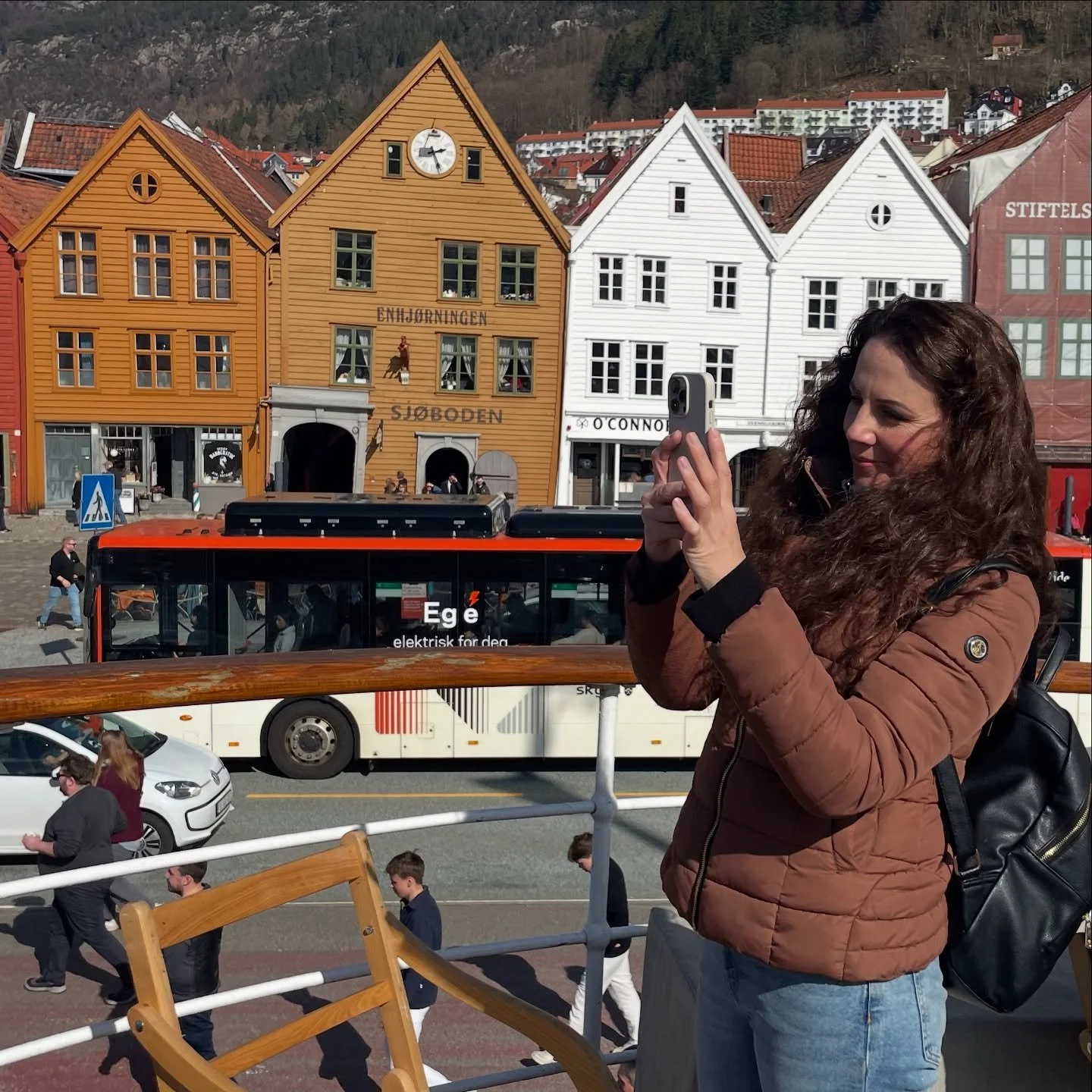 I met my Norwegian husband all those years ago while working as a beauty therapist on the SS Norway cruise ship. We sailed the world together, but eventually made our home here in the UK. It was amazing to go back and visit all our family in Norway a