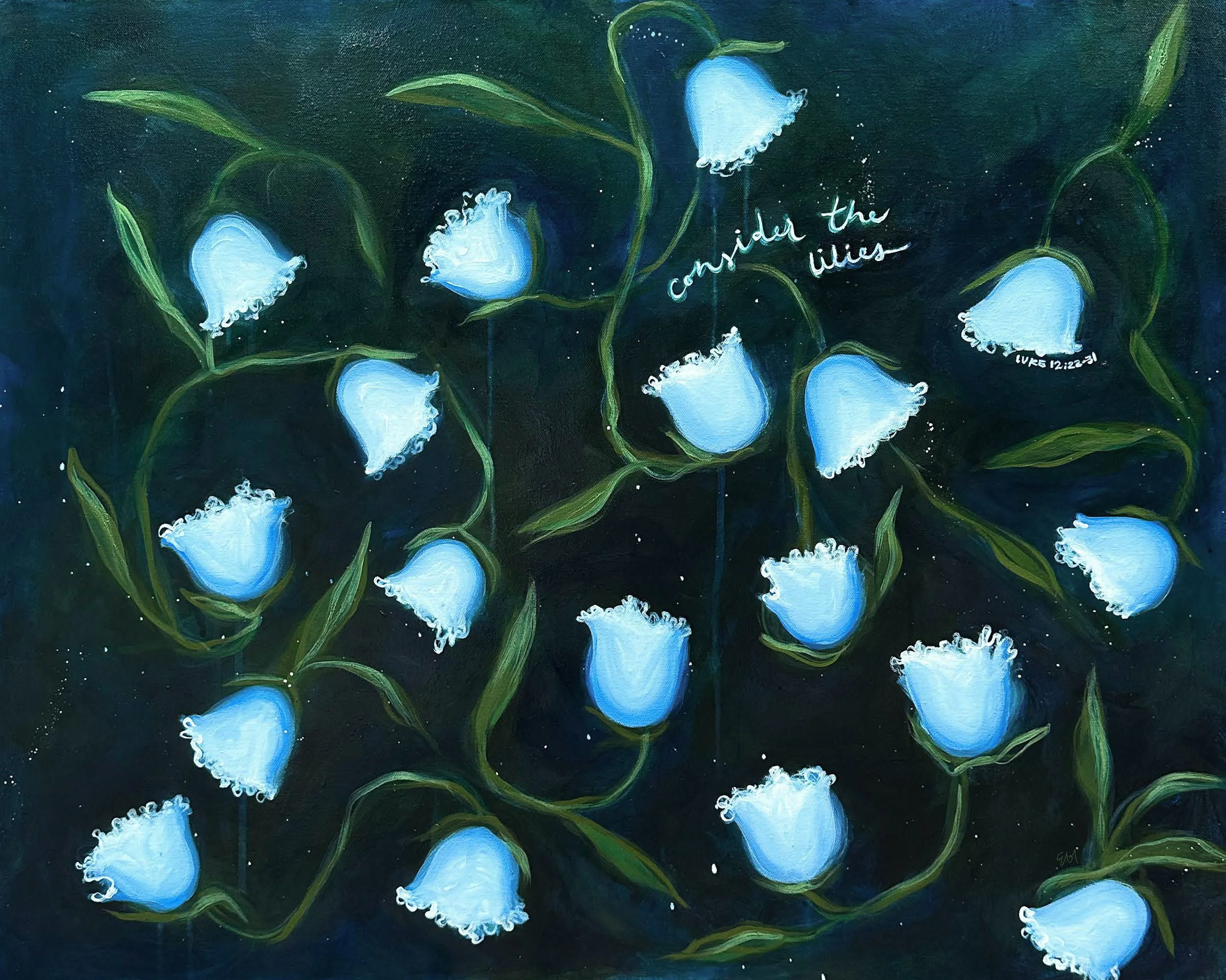 Consider the Lilies Print