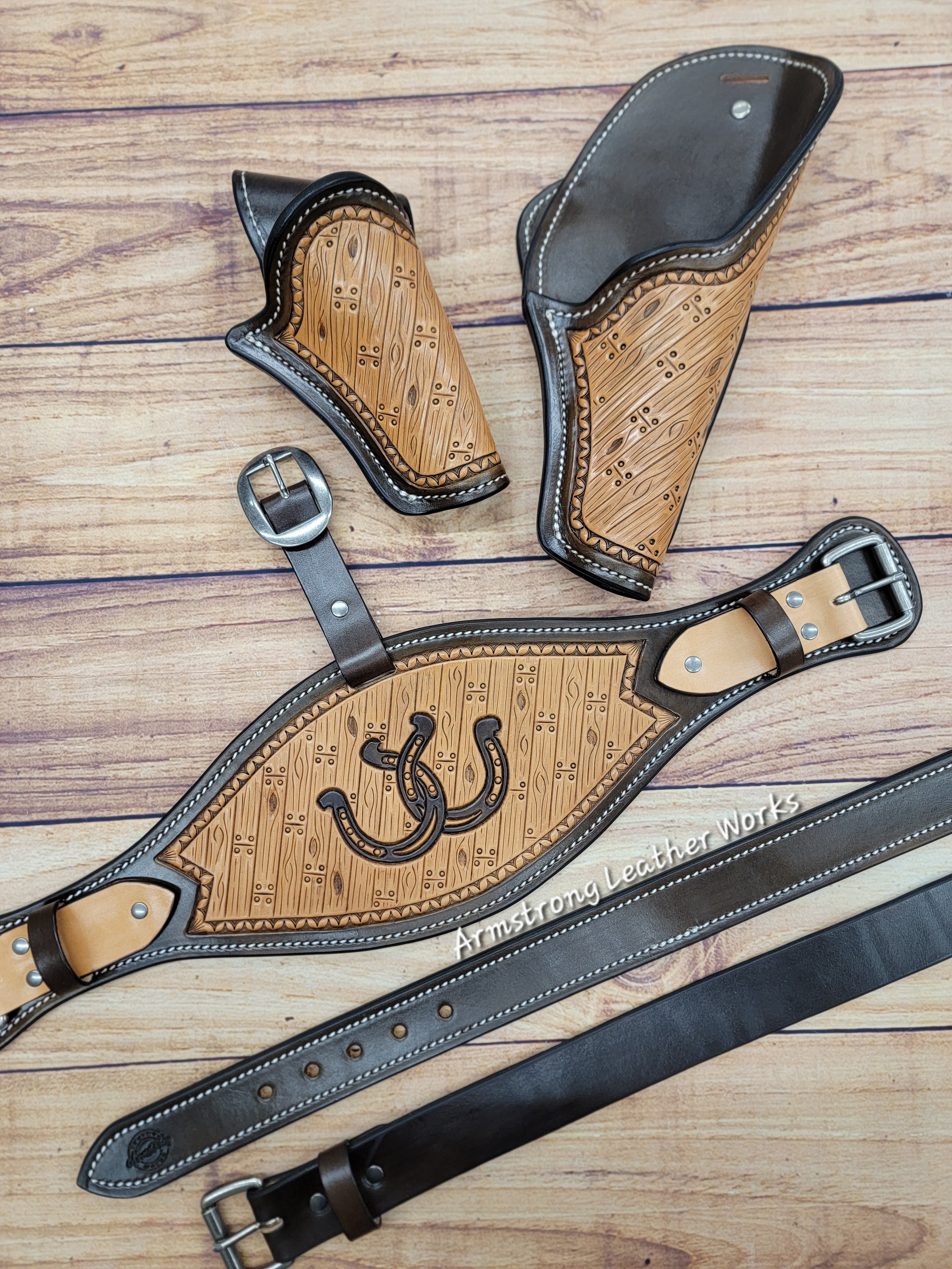 Dump Holster #40 Custom Tooled