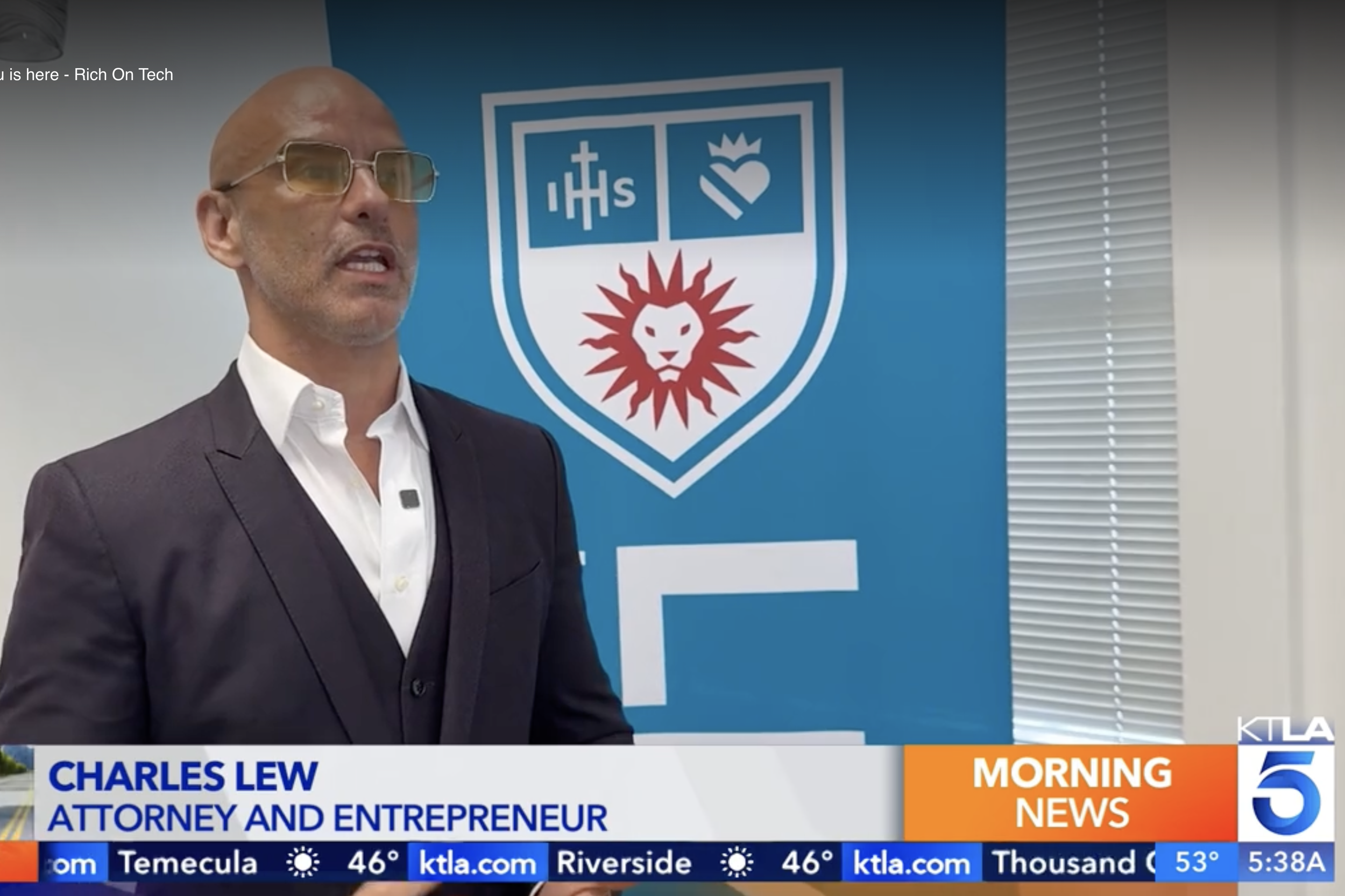 Charles Lew on KTLA Morning News - Agentic AI