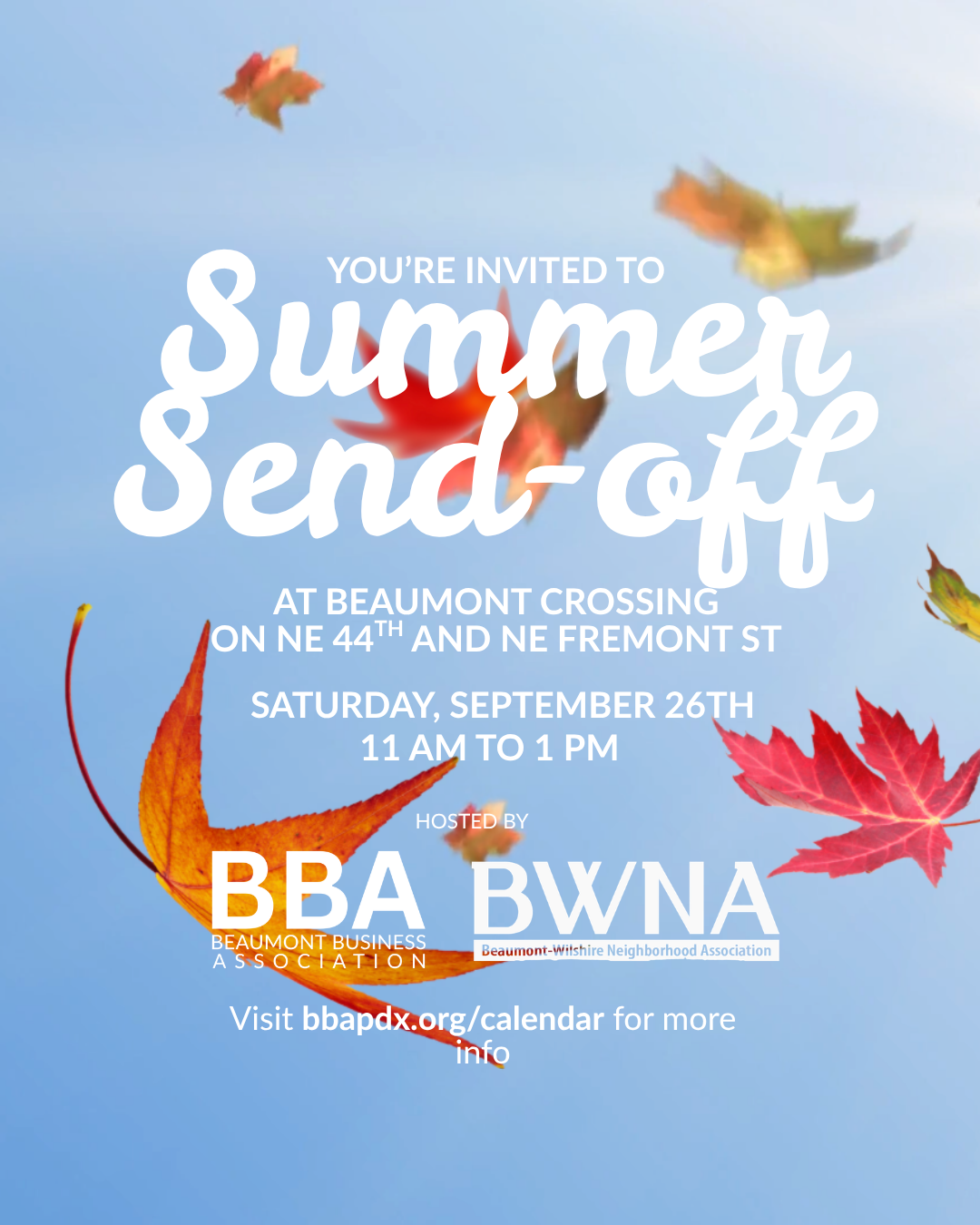 Summer Send-Off at Beaumont Crossing