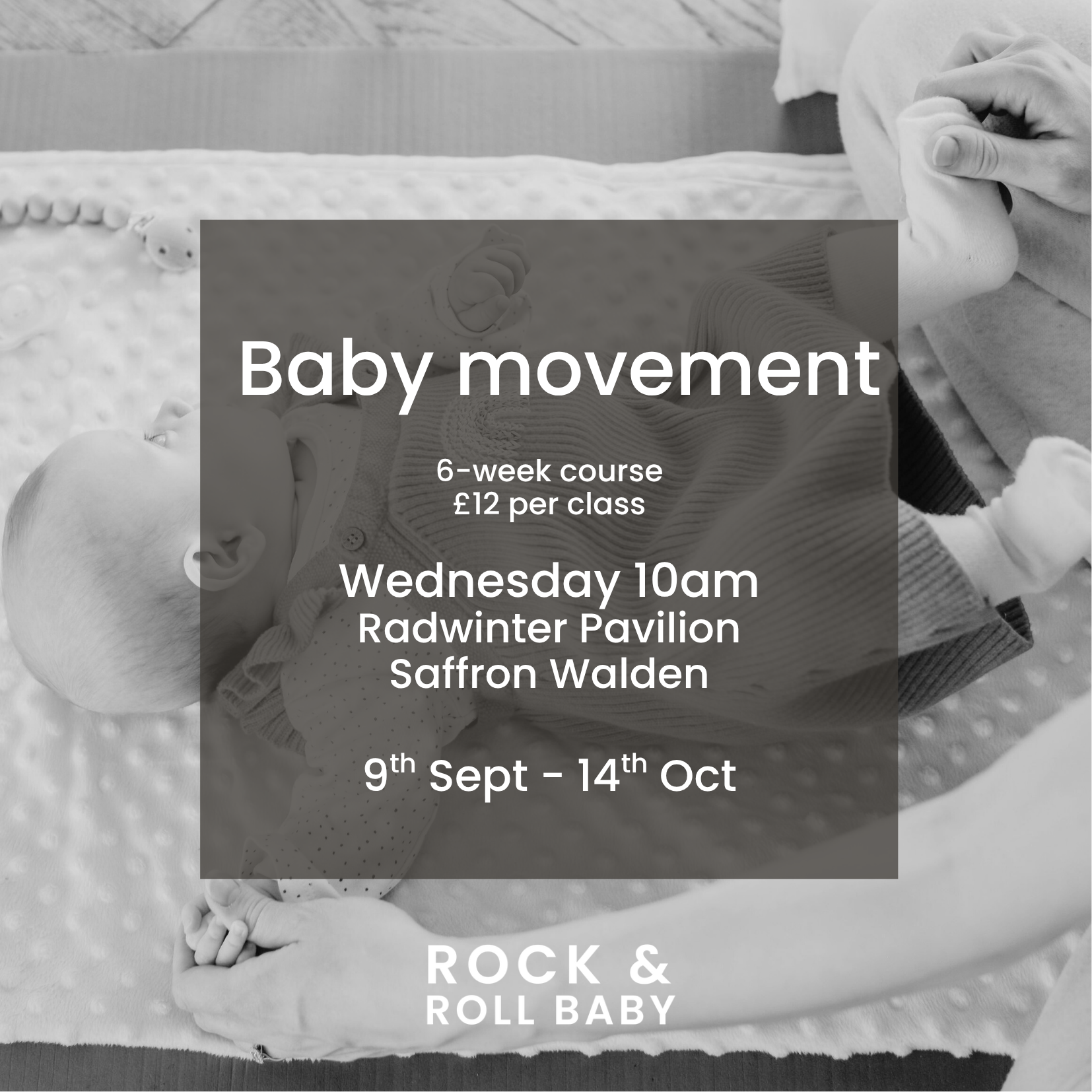 Baby Movement: 9th Sept - 14th Oct | Radwinter | 10am