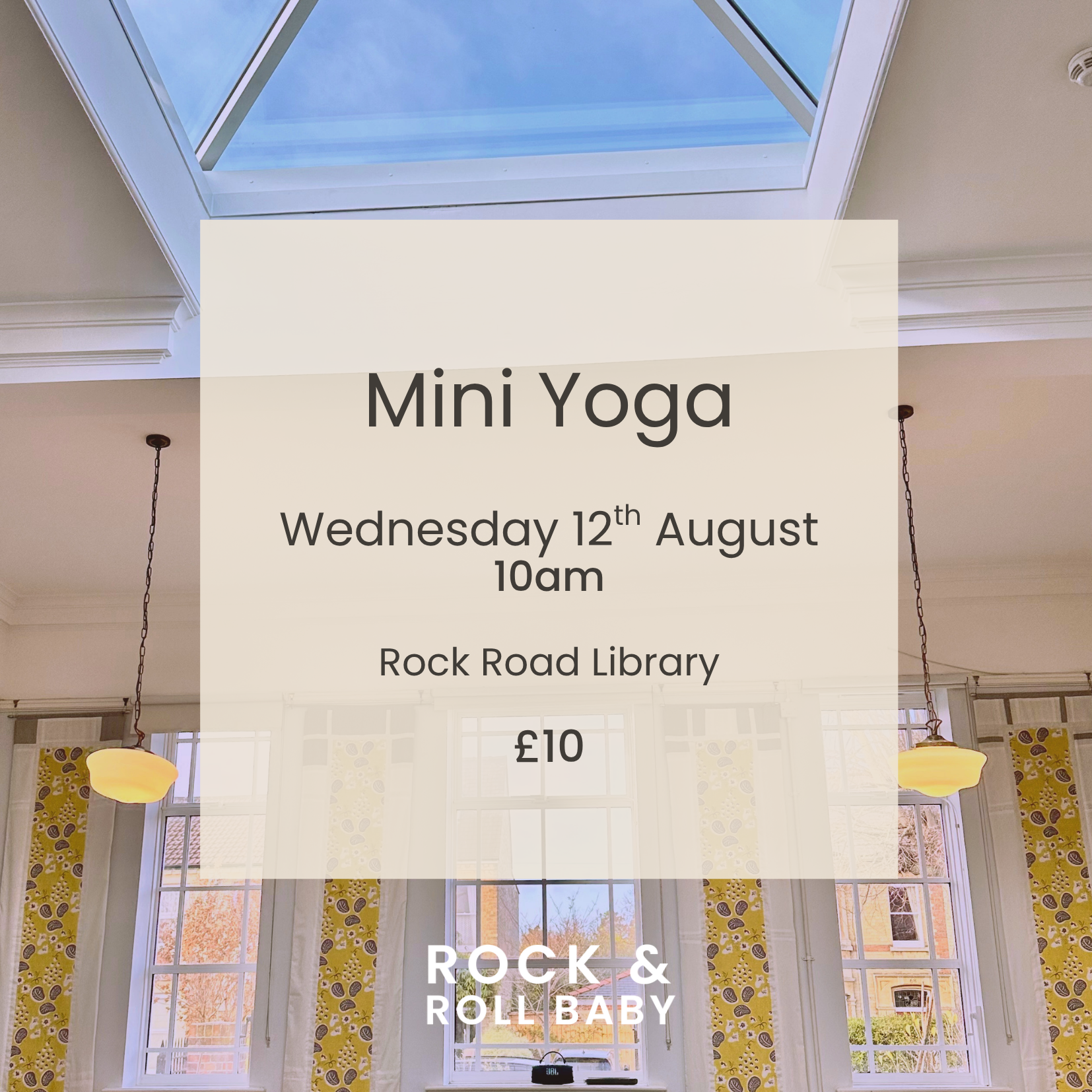 'Mini Yoga' at Rock Road Library - Aug 12th - 10am