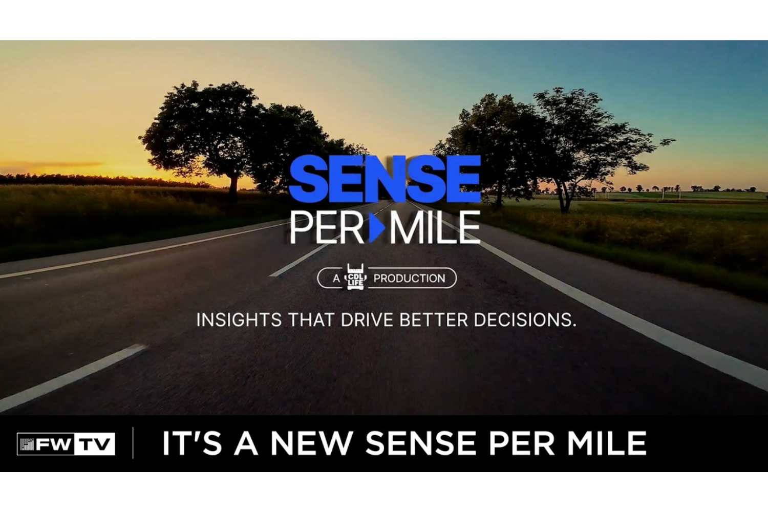It's A New Sense Per Mile
