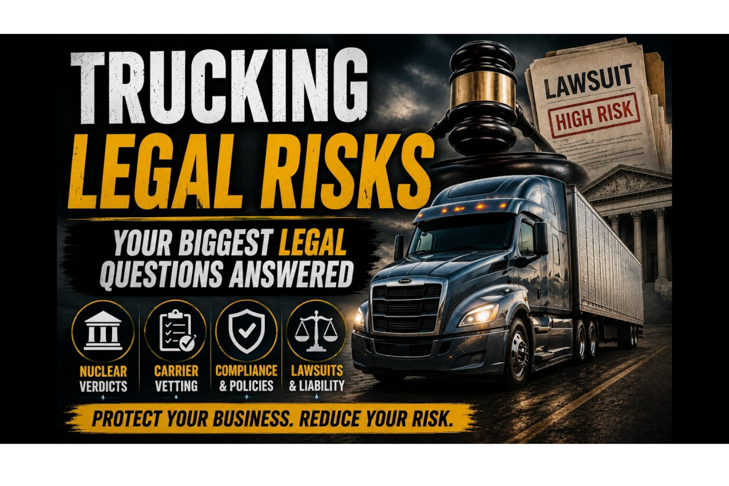 Trucking Legal Risks - Your Biggest Legal Questions Answered
