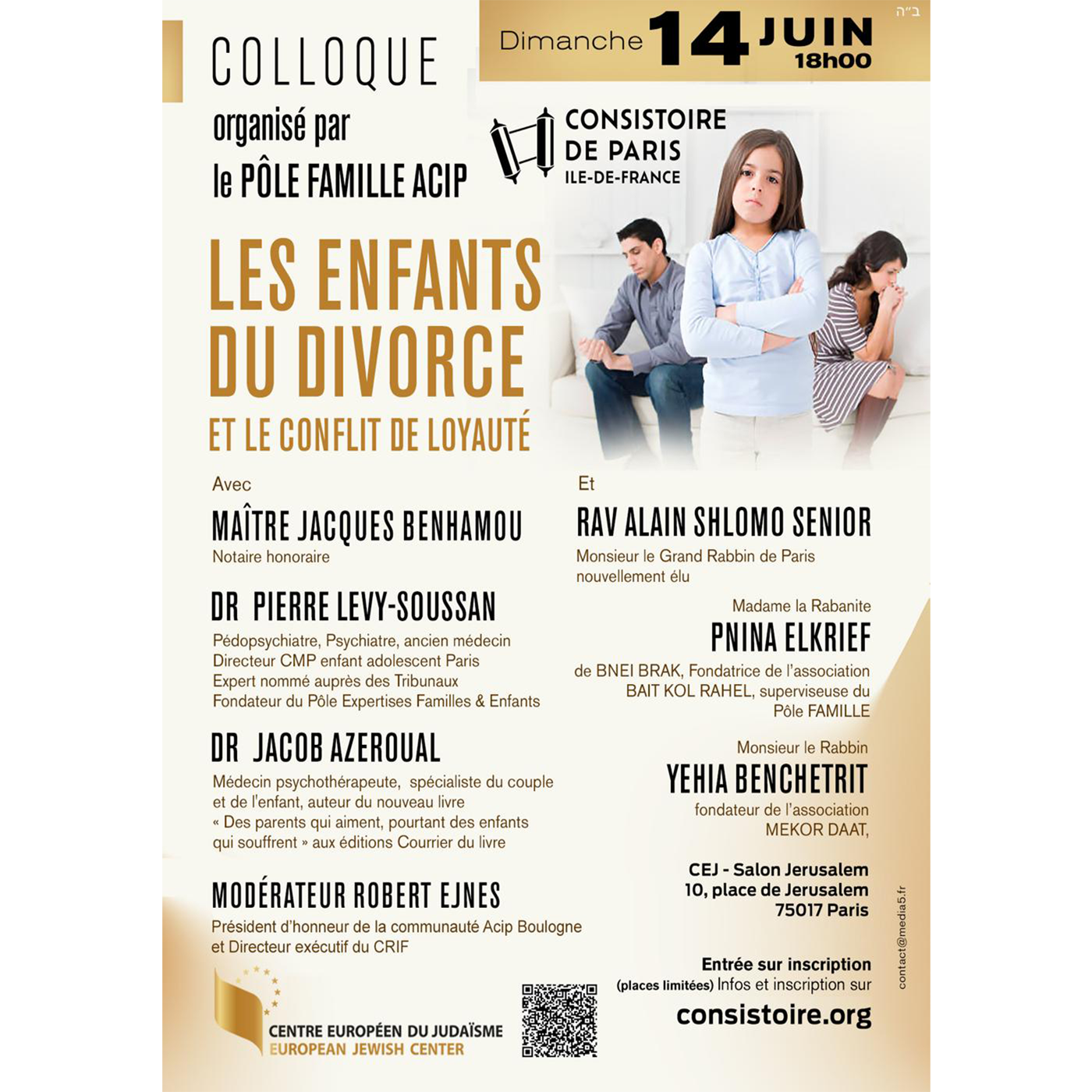 colloque exceptionnel sur les enfants du divorce et le conflit de loyauté