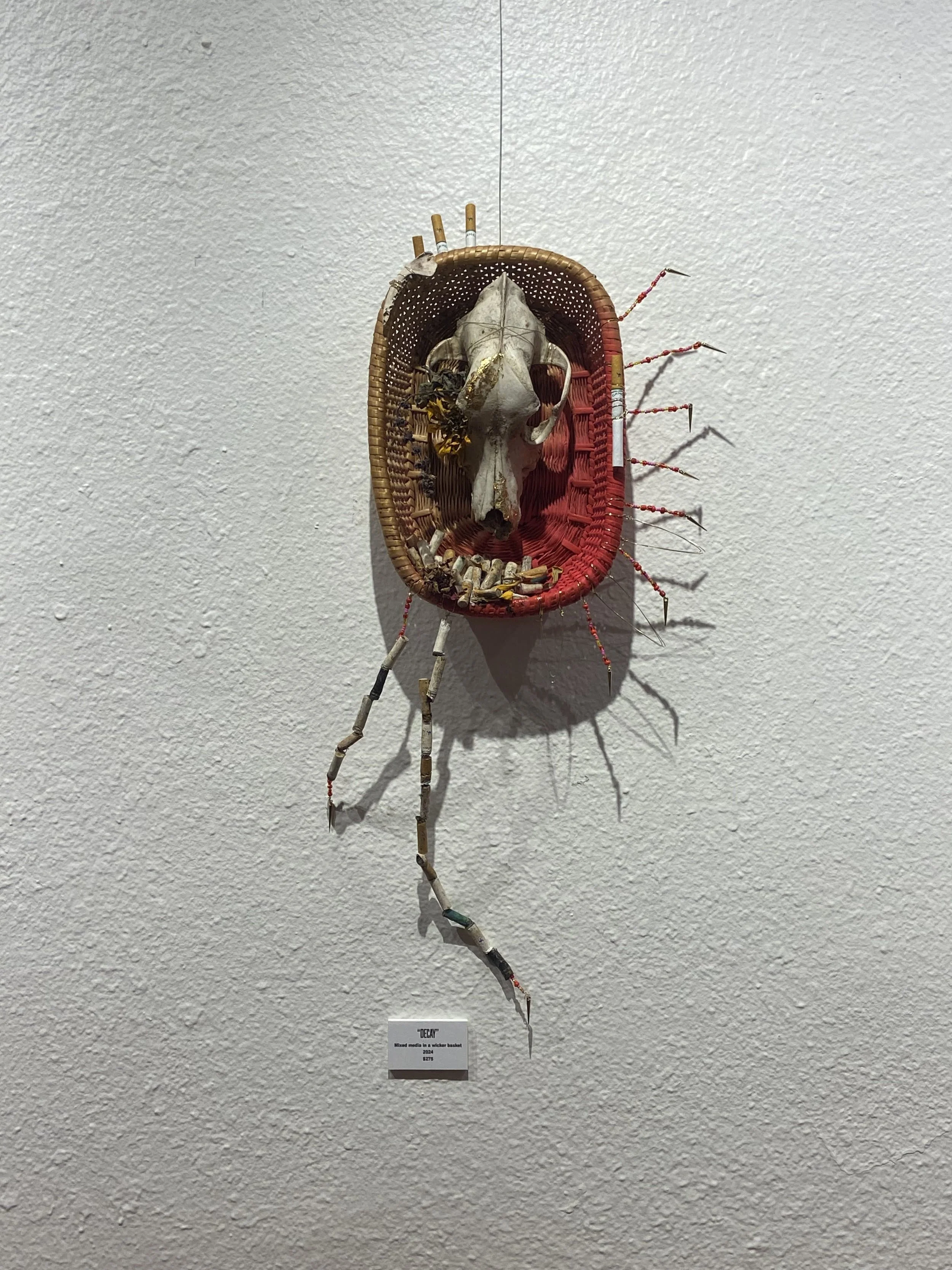 Decay, Mixed Media, 8x24, 2024, $300.jpg