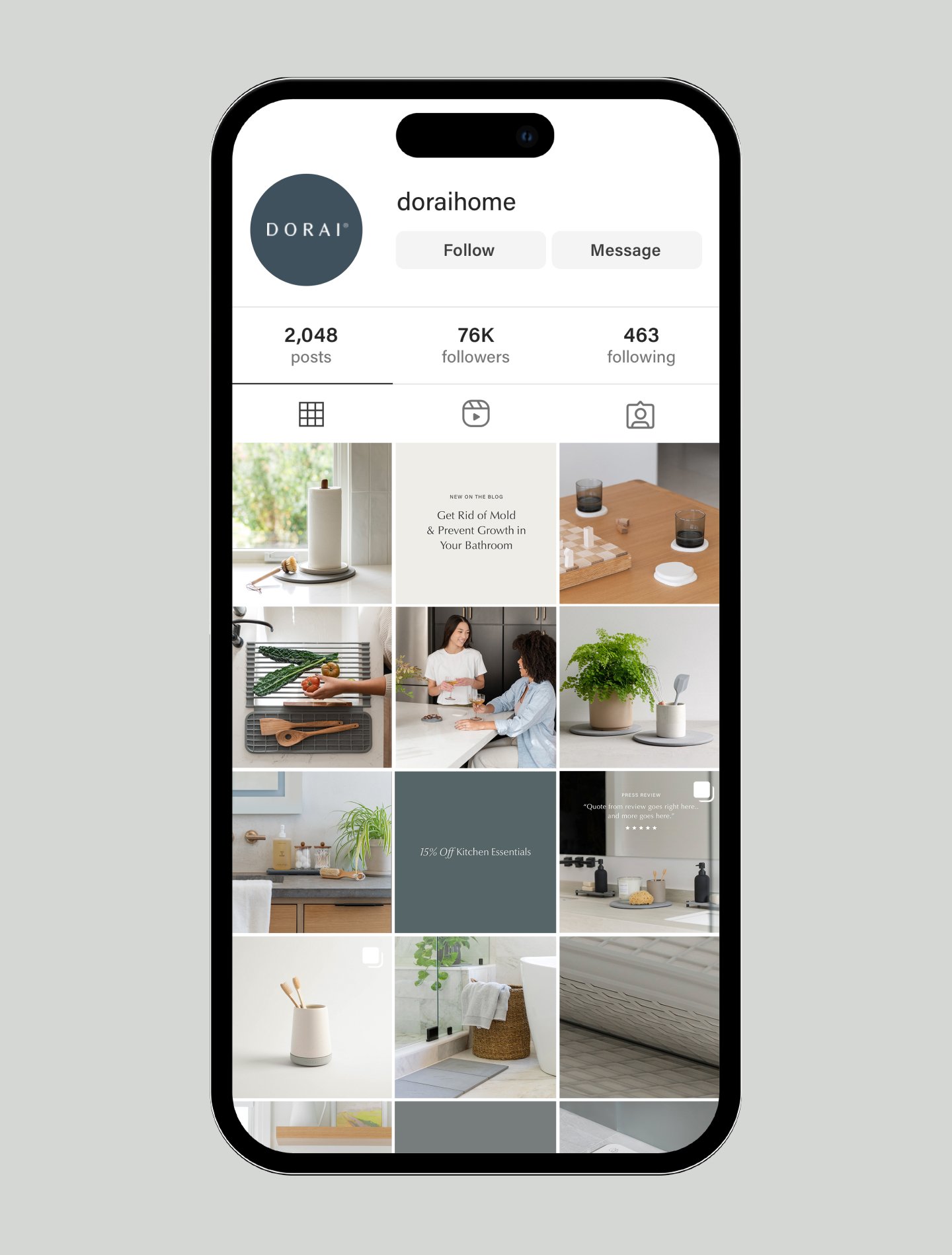 instagram feed curation and designer social media marketing designer to market the brand strong