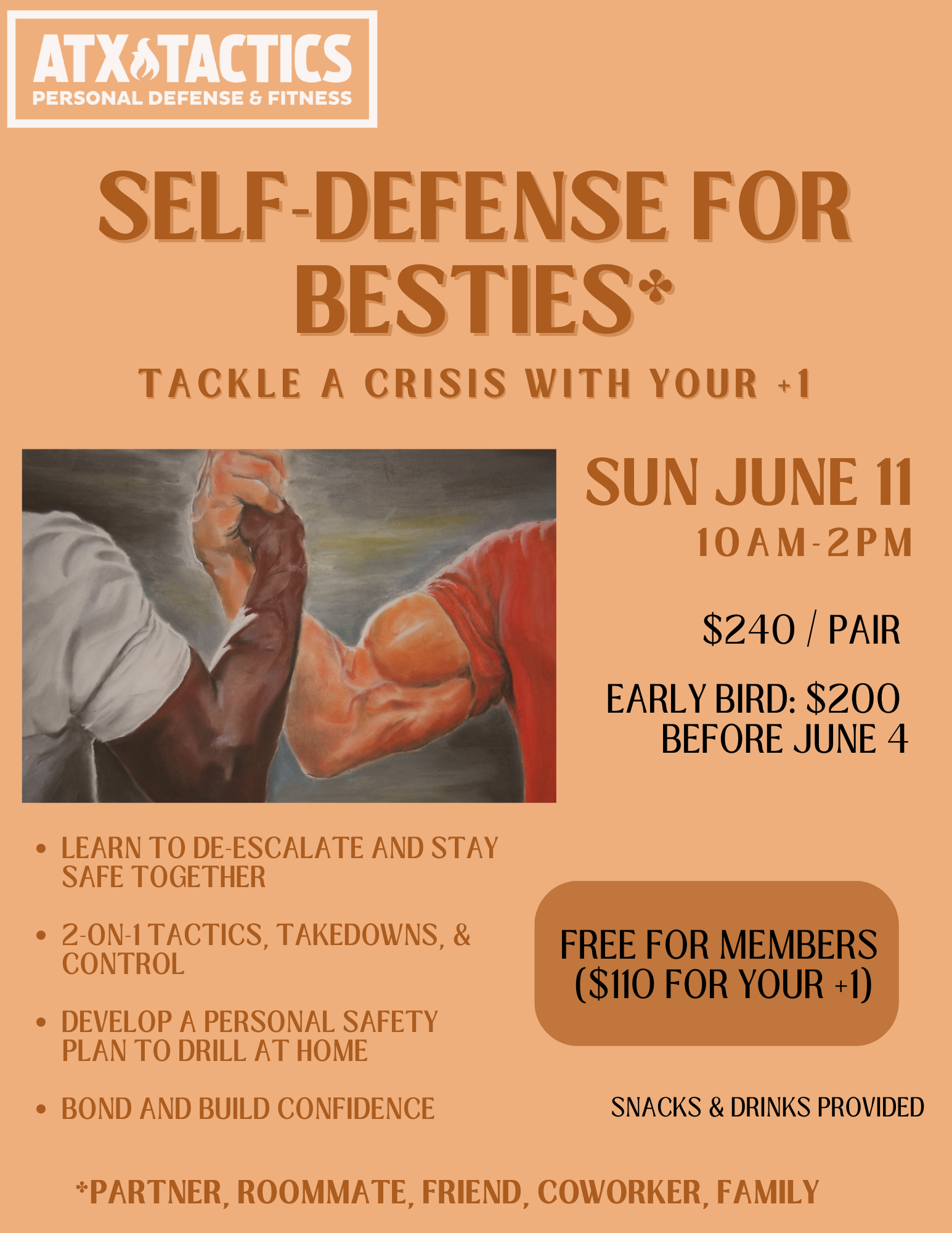 Self Defense For Besties Atx Tactics