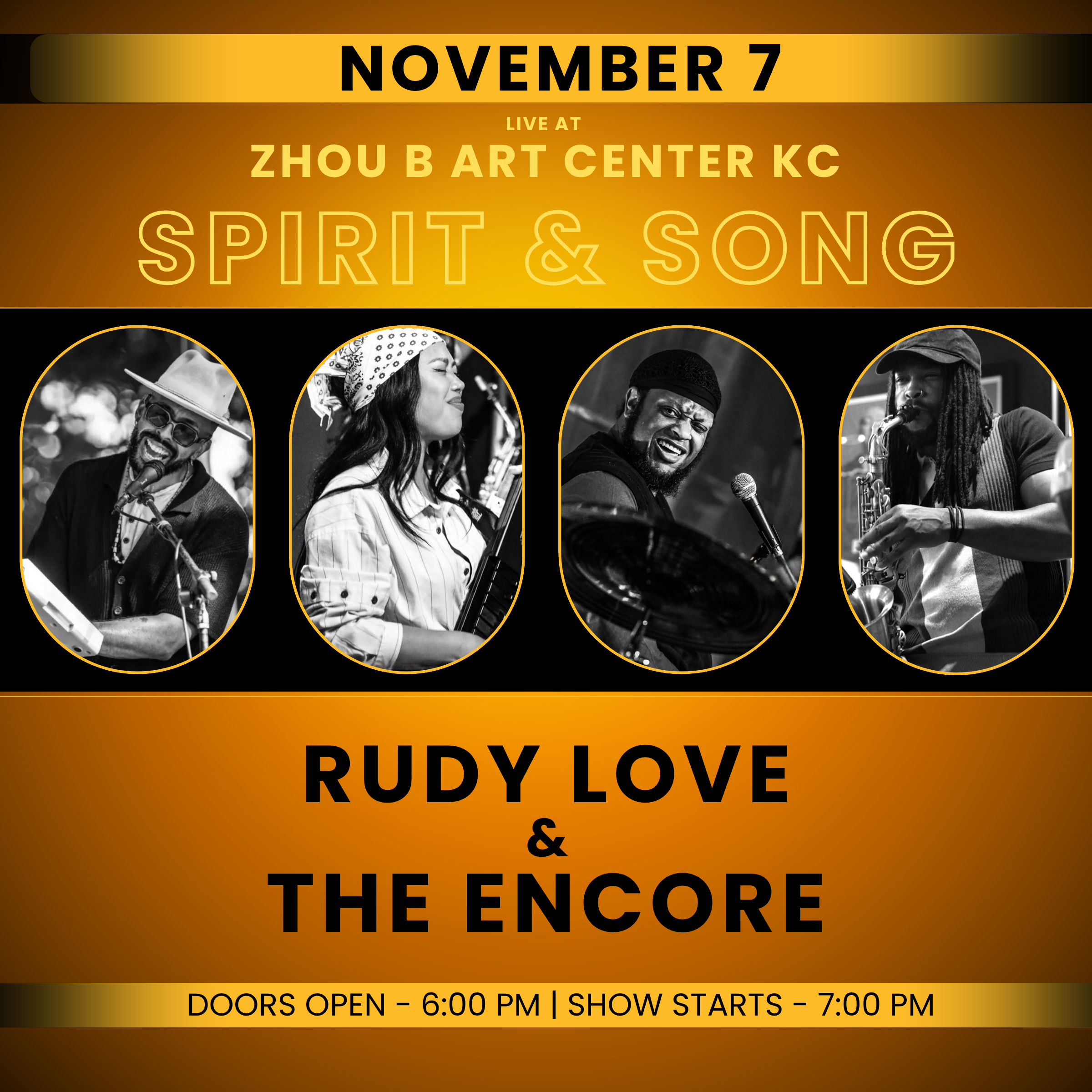 Spirit and Song: Ticket Admission (RUDY LOVE AND THE ENCORE)