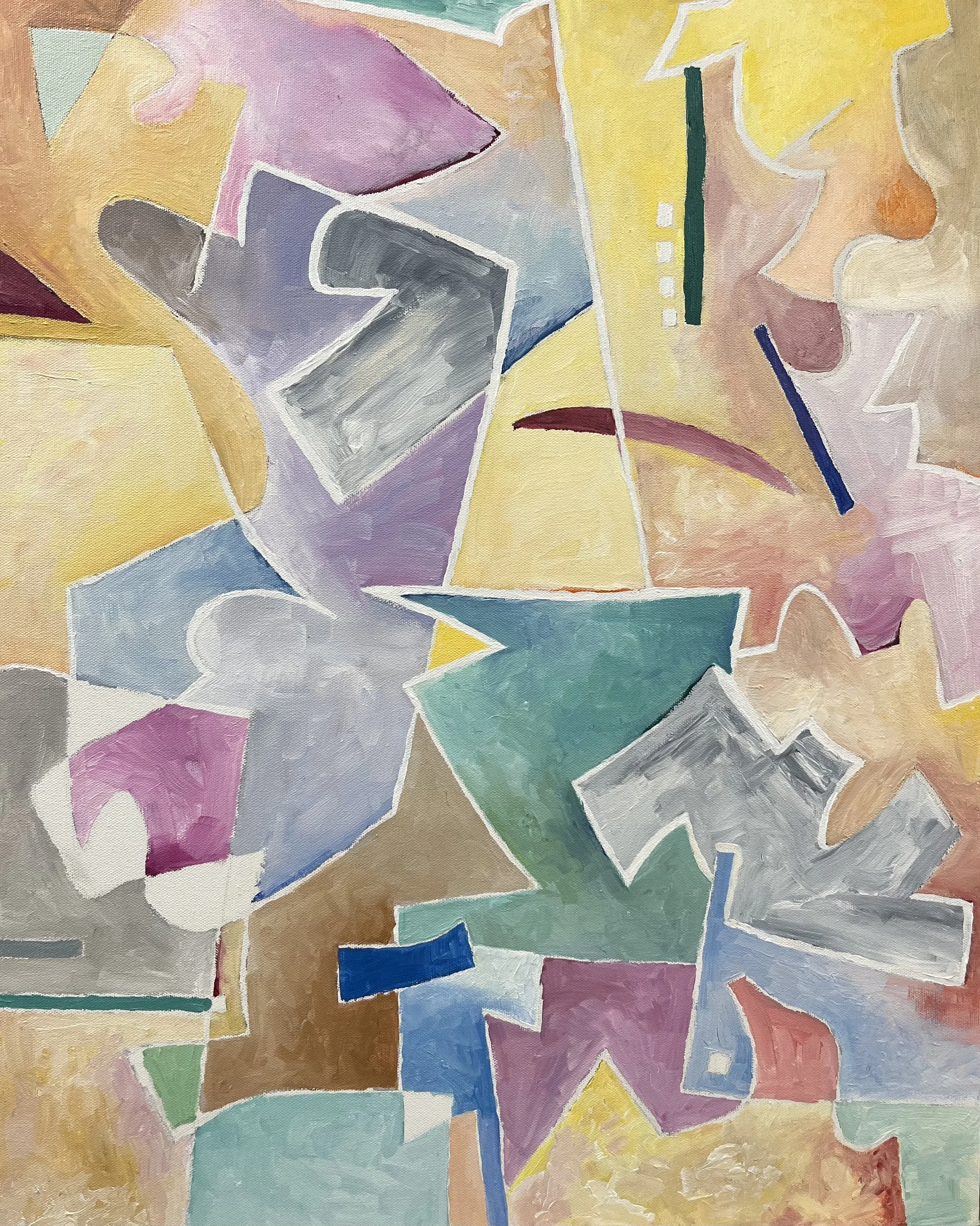 Interior spaces (Homage to Chagall)