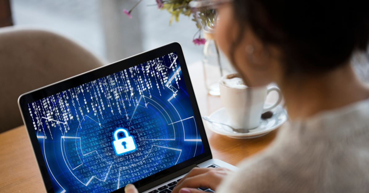 Small Business Owner Learning About Cybersecurity