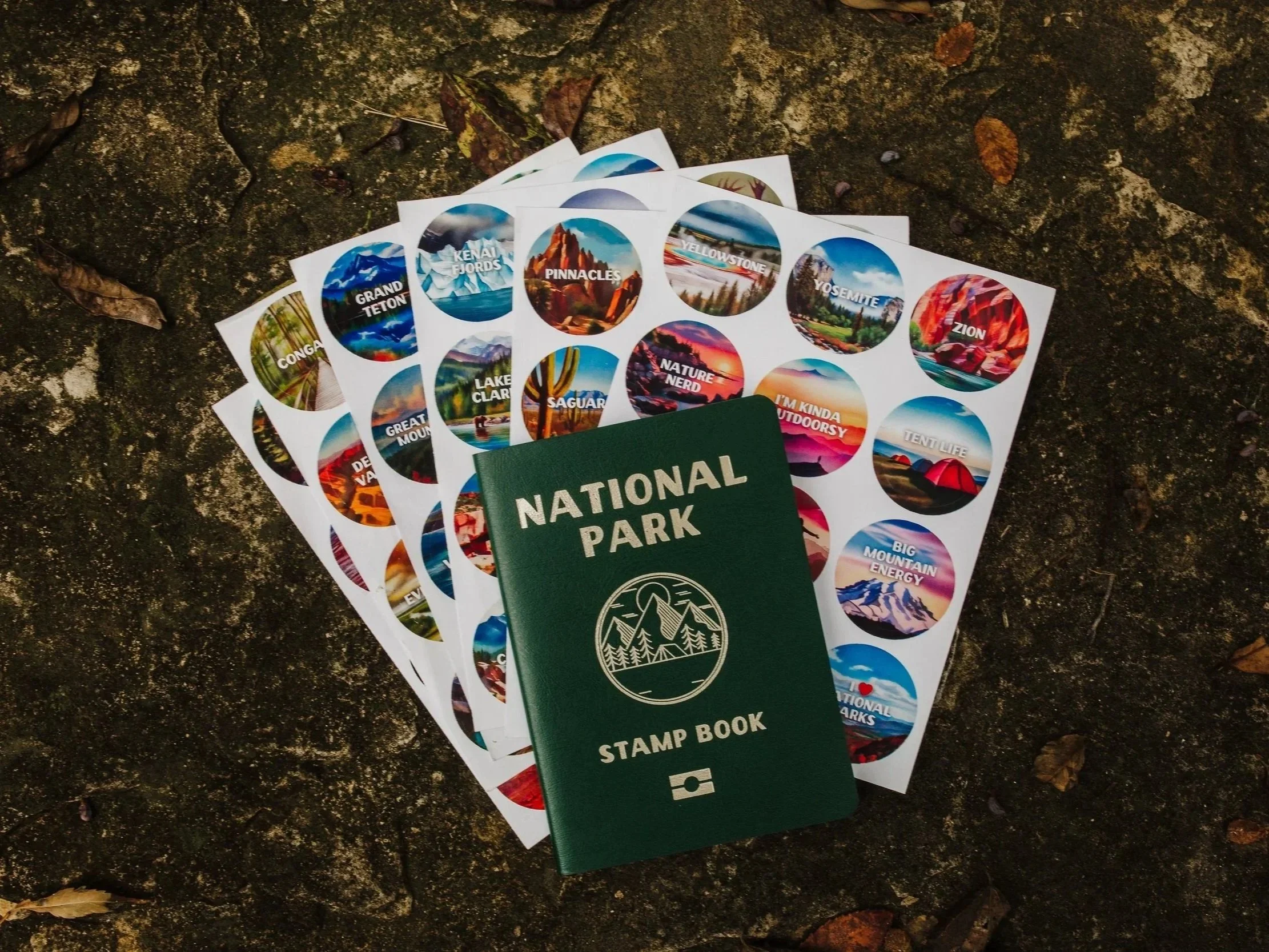 Alpine Authors National Park Stamp Books