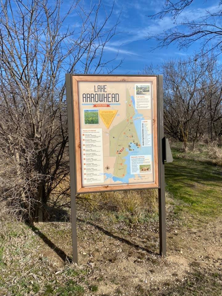 Every trail adventure begins with a visitor orientation panel